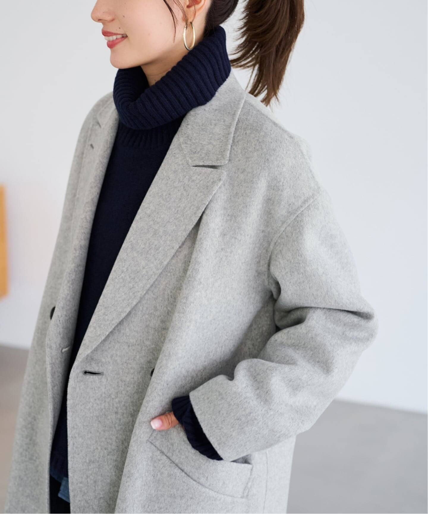 ≪追加≫SUPER160'sダブルブレストコート 4（チェスターコート