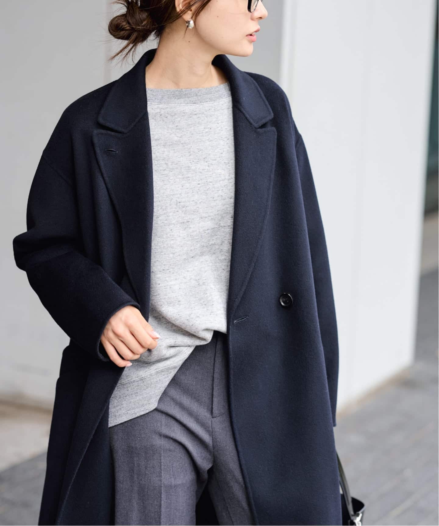 完売品・24年モデル　フレームワーク　SUPER160’sダブルブレストコート FRAMeWORK（フレームワーク） アウター SUPER160sダブルブレストコート