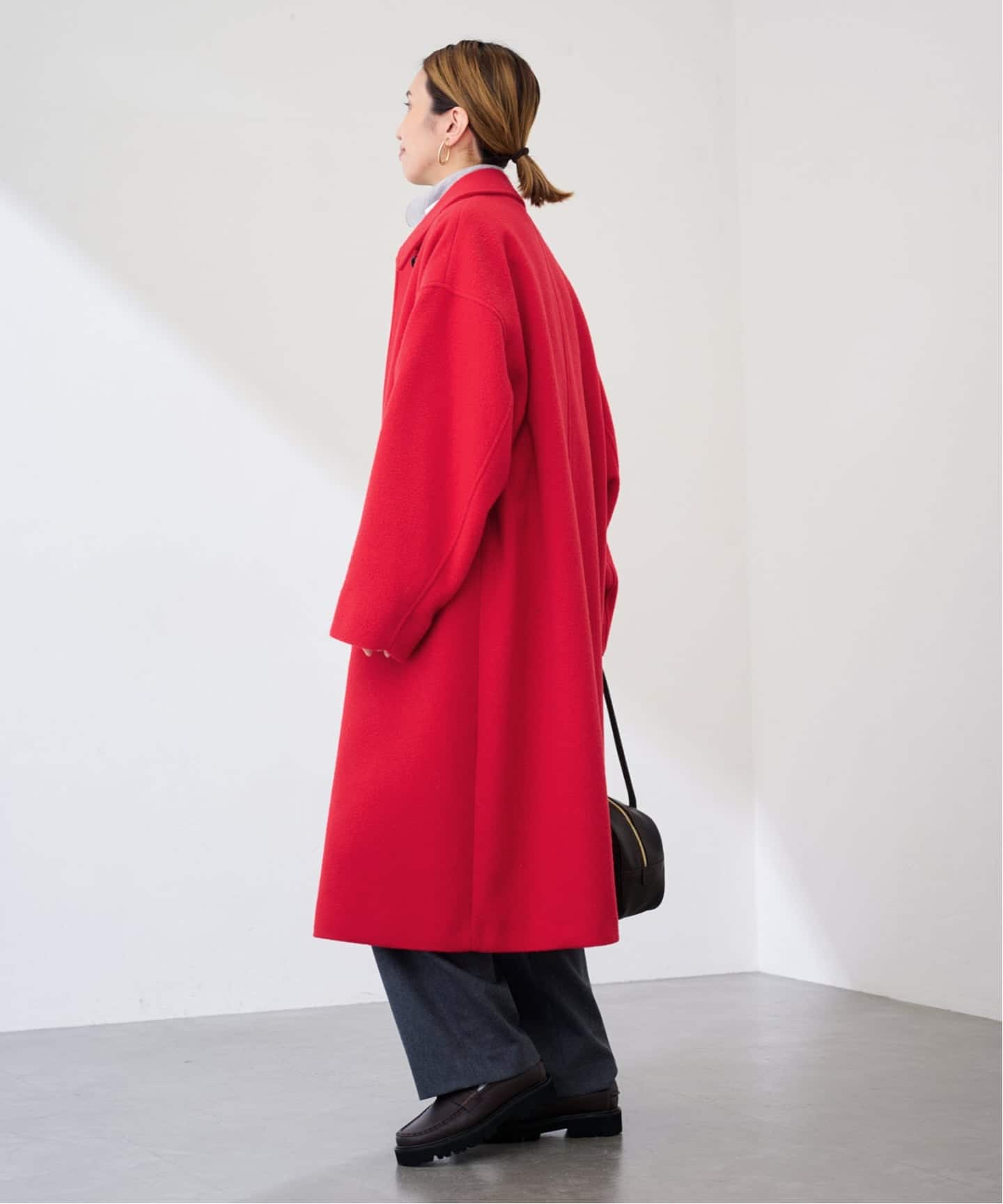 3連休限定出品です フレームワーク×金子綾コラボ 赤色ロングコート 3連休限定出品です フレームワーク×金子綾コラボ 赤色ロングコート 3連休