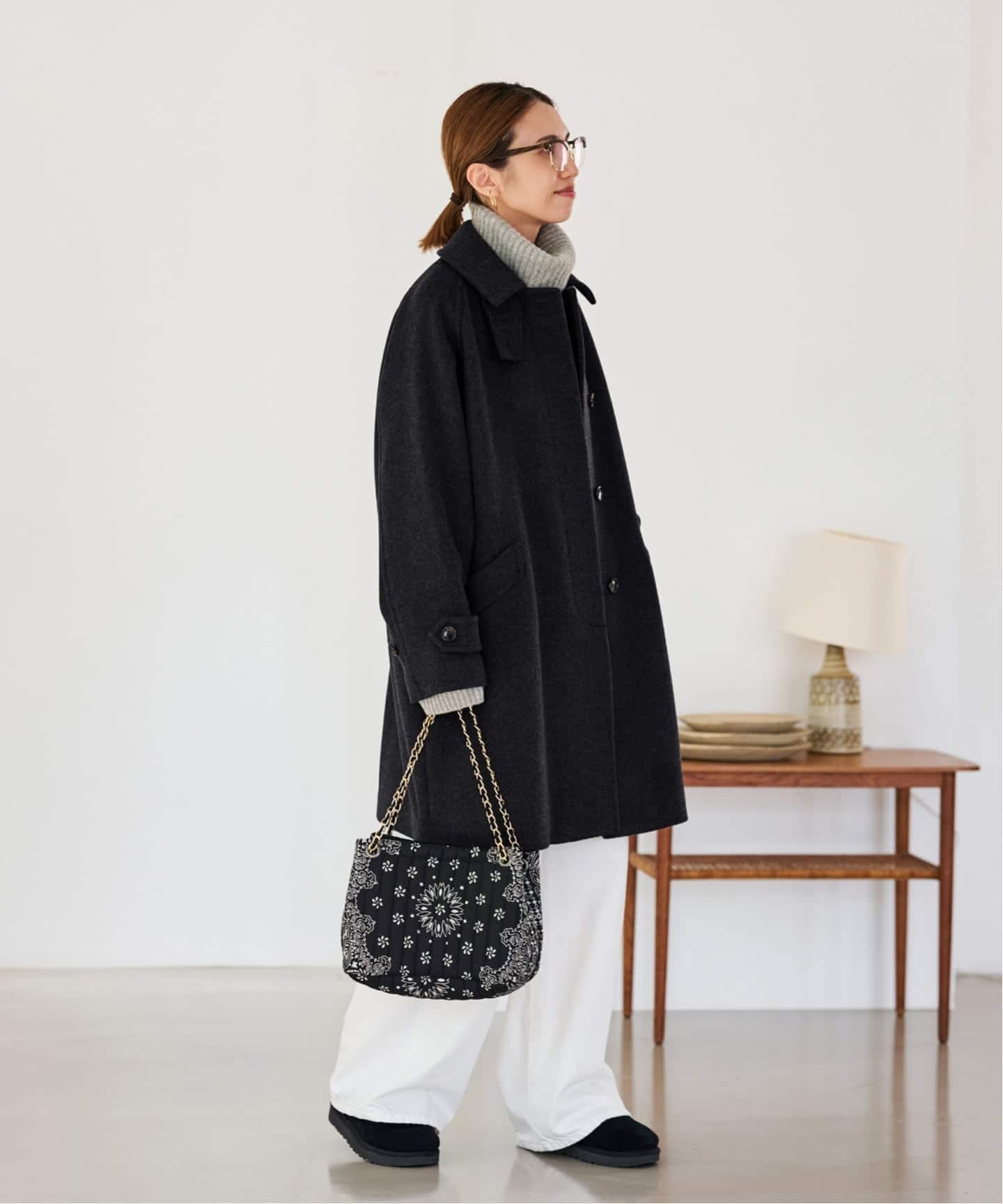 ≪WEB先行 / 追加≫ラムウールMIXシャルムバルカラーコート