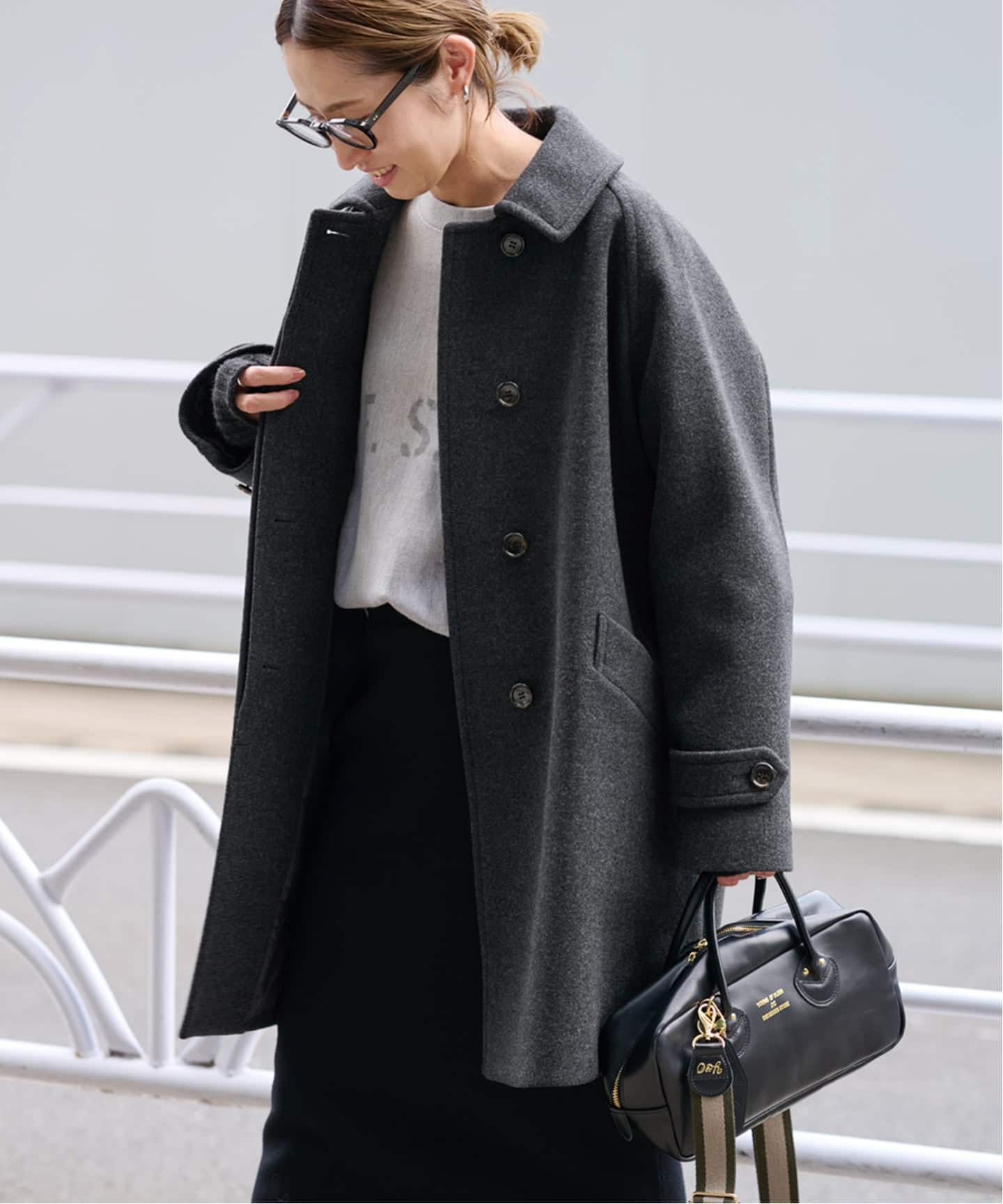 フレームワーク ラムウールMIXシャルムバルカラーコート FRAMeWORK（フレームワーク）の「ラムウールMIXシャルムバル