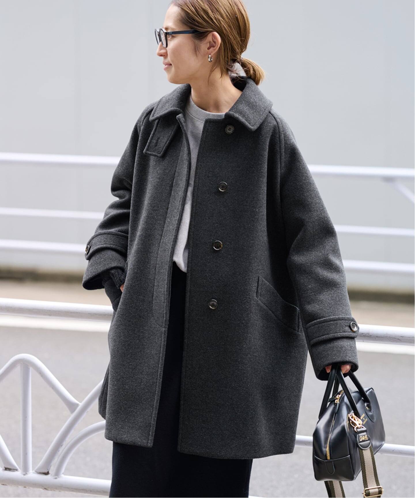 ≪WEB先行 / 追加予約≫ラムウールMIXシャルムバルカラーコート