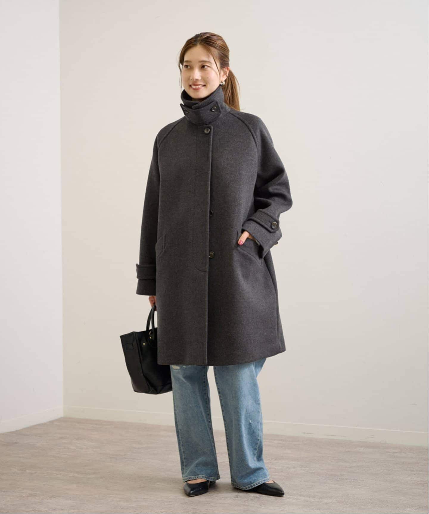 ≪WEB先行 / 追加≫ラムウールMIXシャルムバルカラーコート