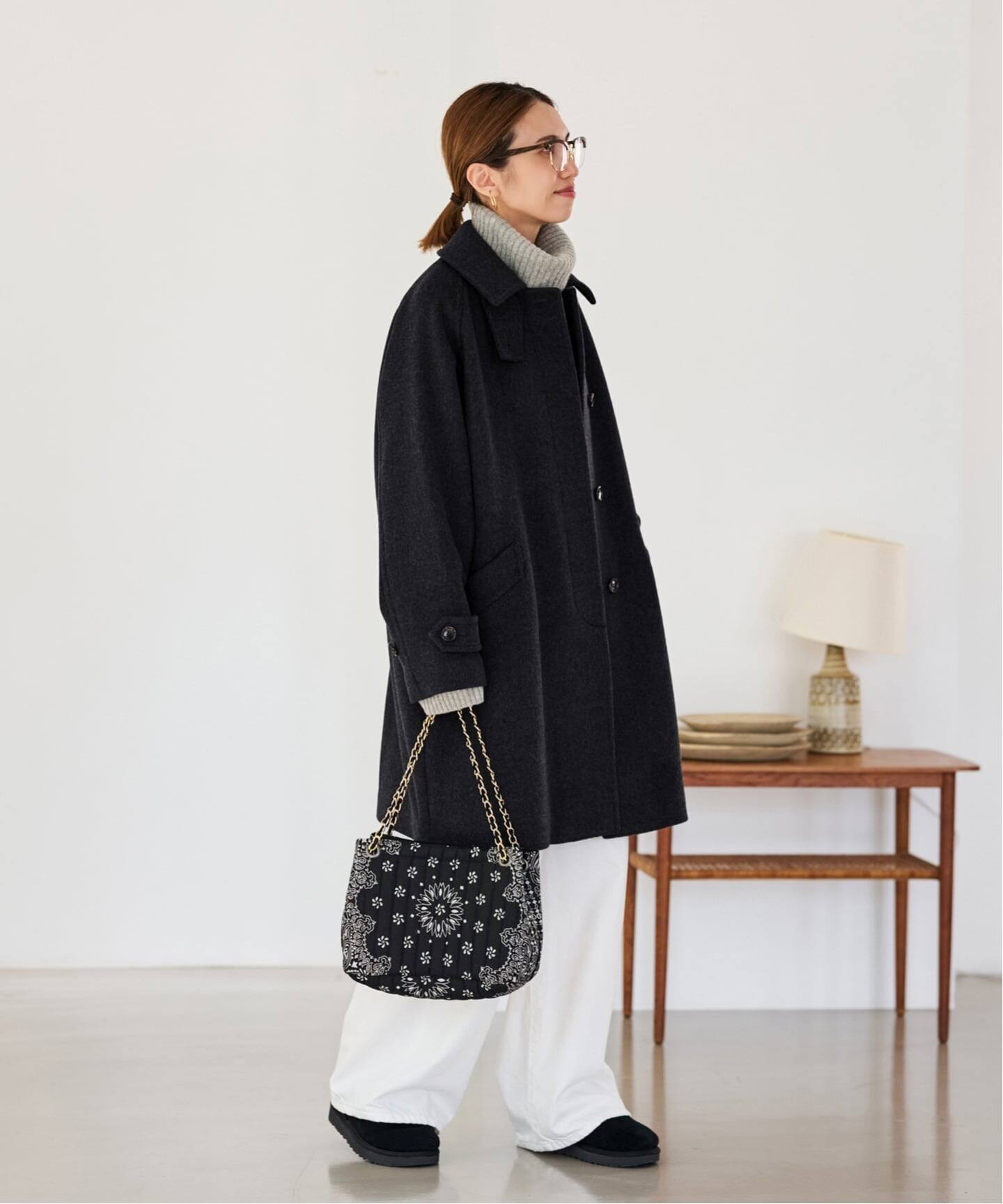 みやまま様　　　　今期完売【FRAMeWORK】 ラムウールMIXシャルム FRAMeWORK｜≪追加≫ラムウールMIXシャルムバルカラーコート 2