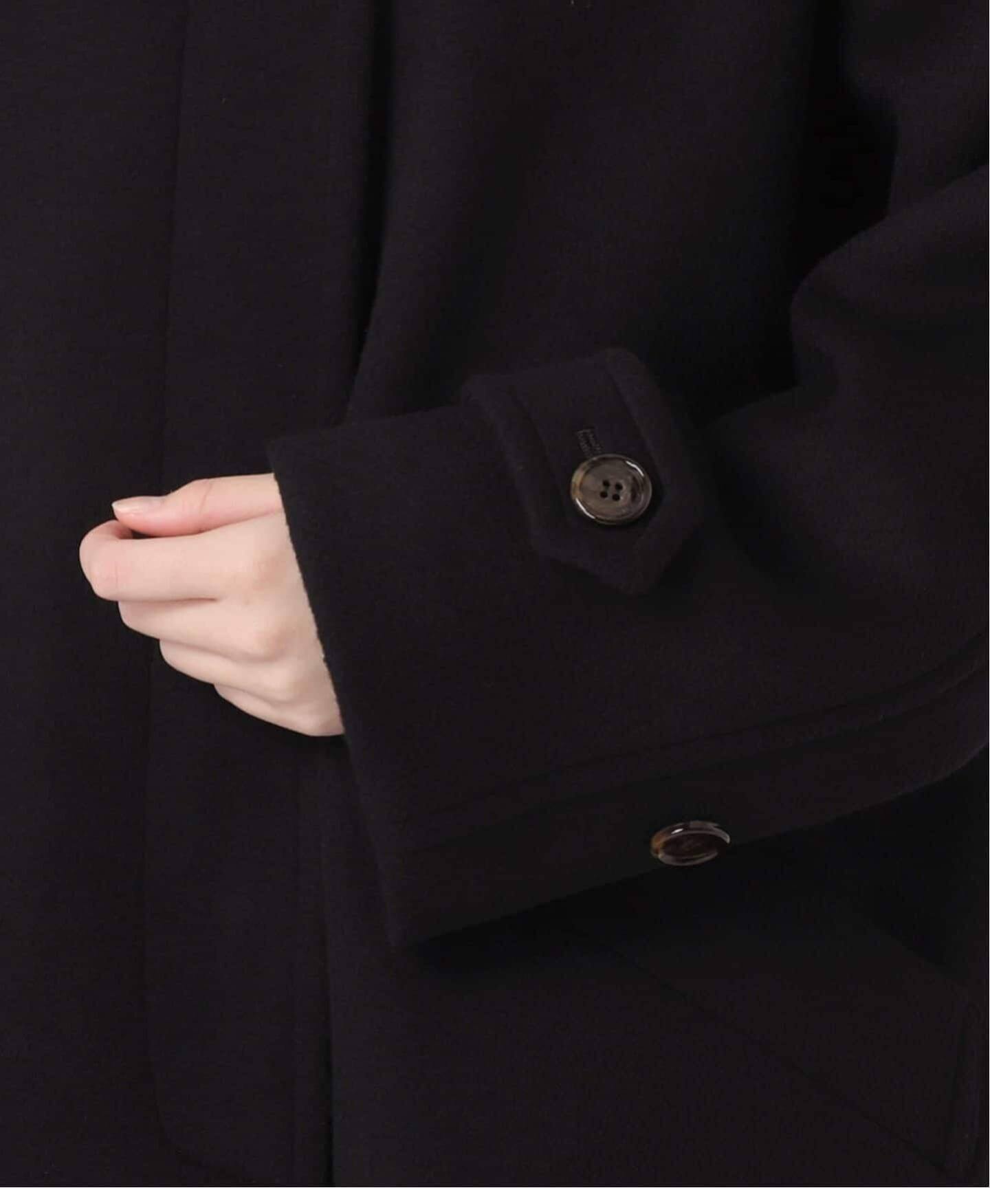 ≪追加≫ラムウールMIXシャルムバルカラーコート 4（ステンカラー