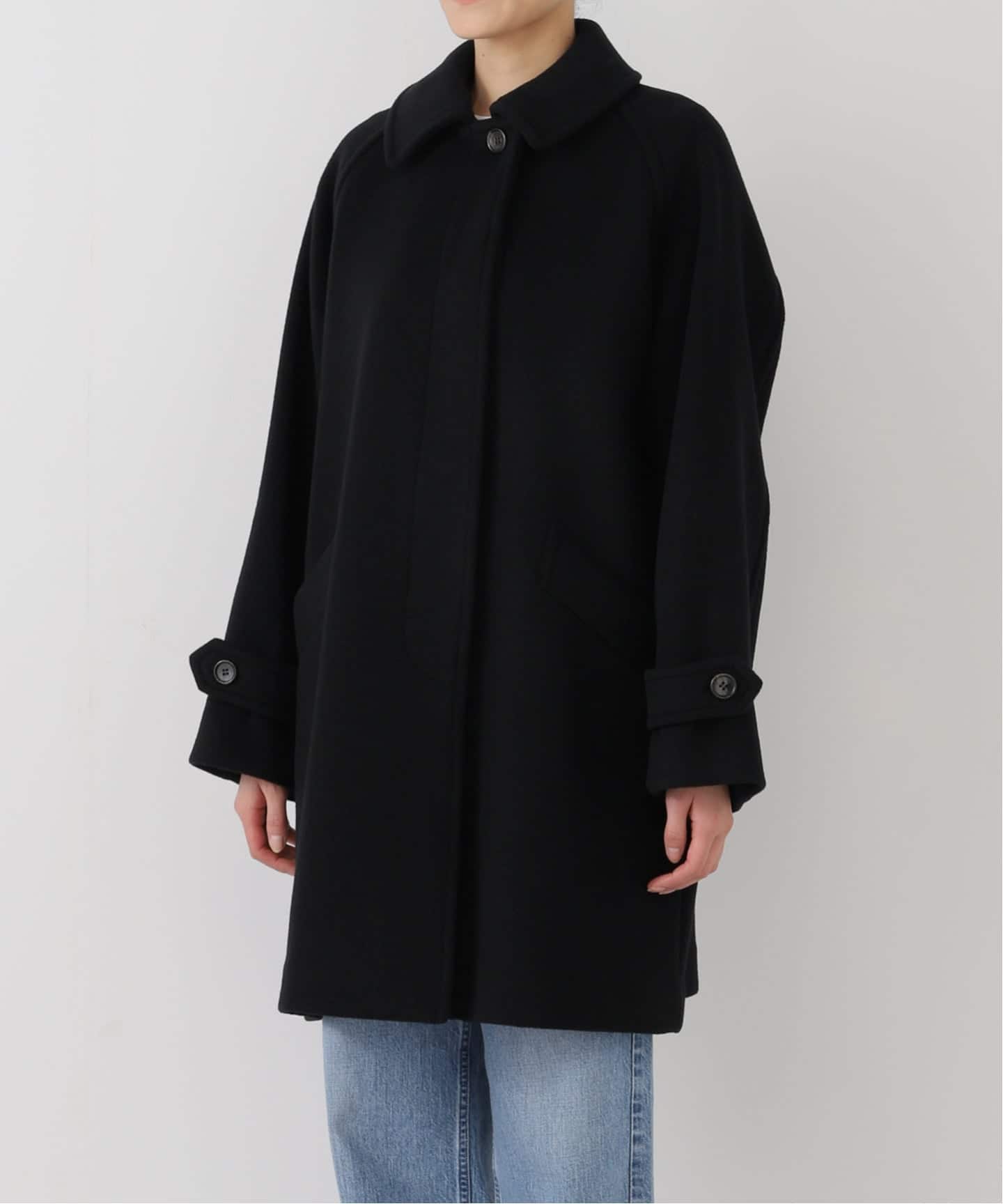 ≪追加≫ラムウールMIXシャルムバルカラーコート 4（ステンカラー