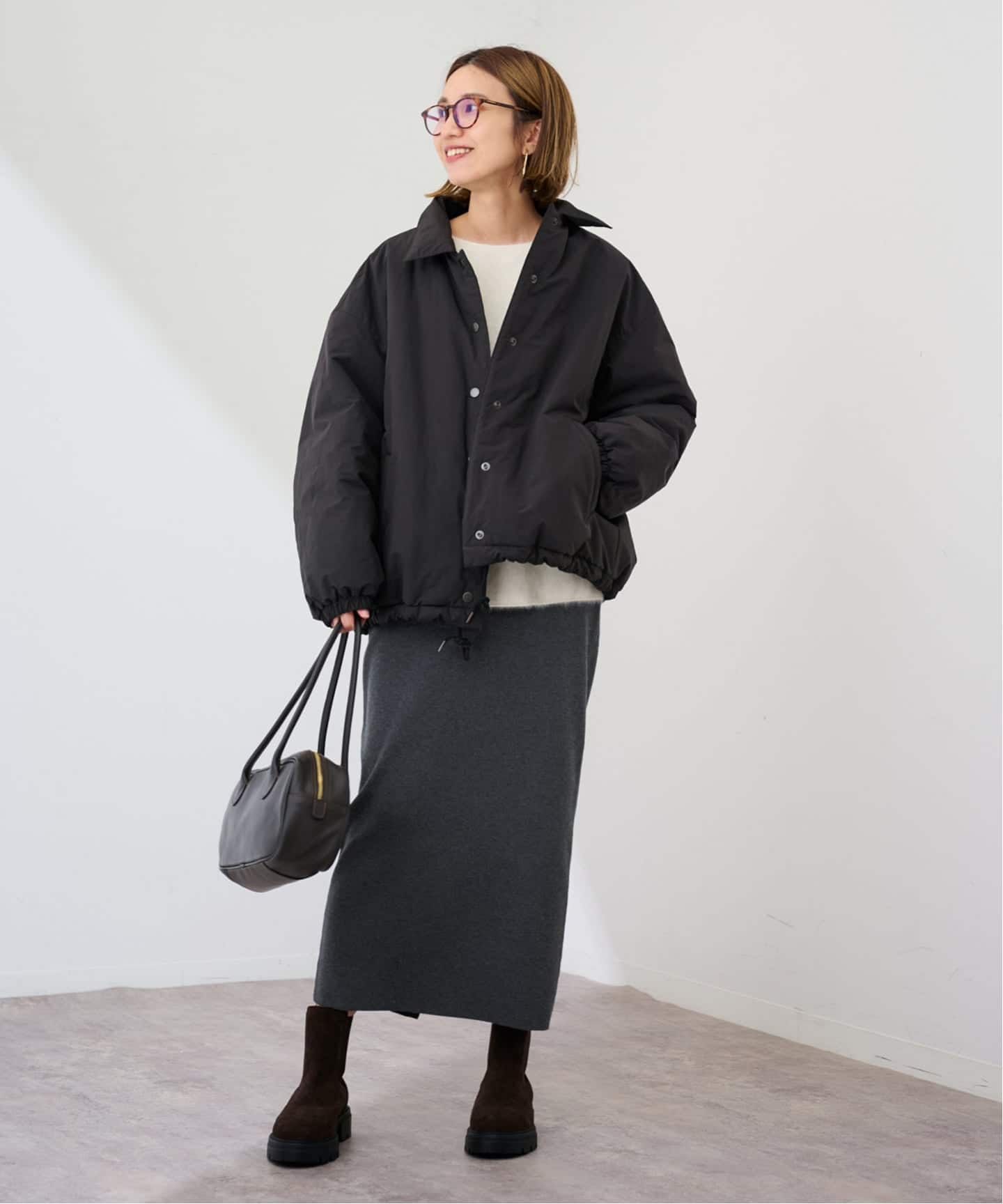 FRAeMWOR☆撥水ポンチョコート黒 ≪WEB限定追加≫撥水ポンチョトレンチコート（その他ブルゾン