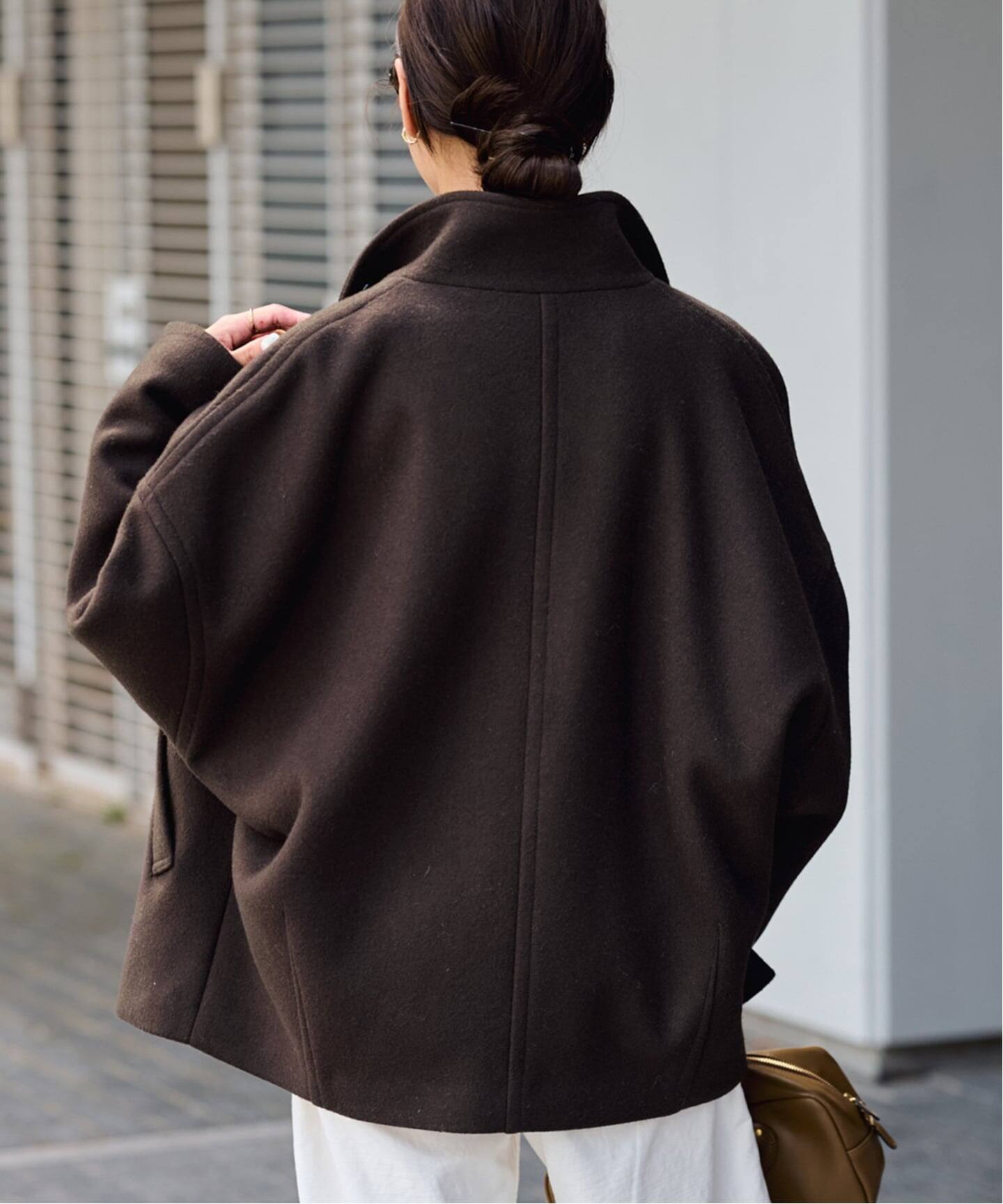 メルトンコクーンコート（その他ブルゾン／アウター）｜FRAMeWORK