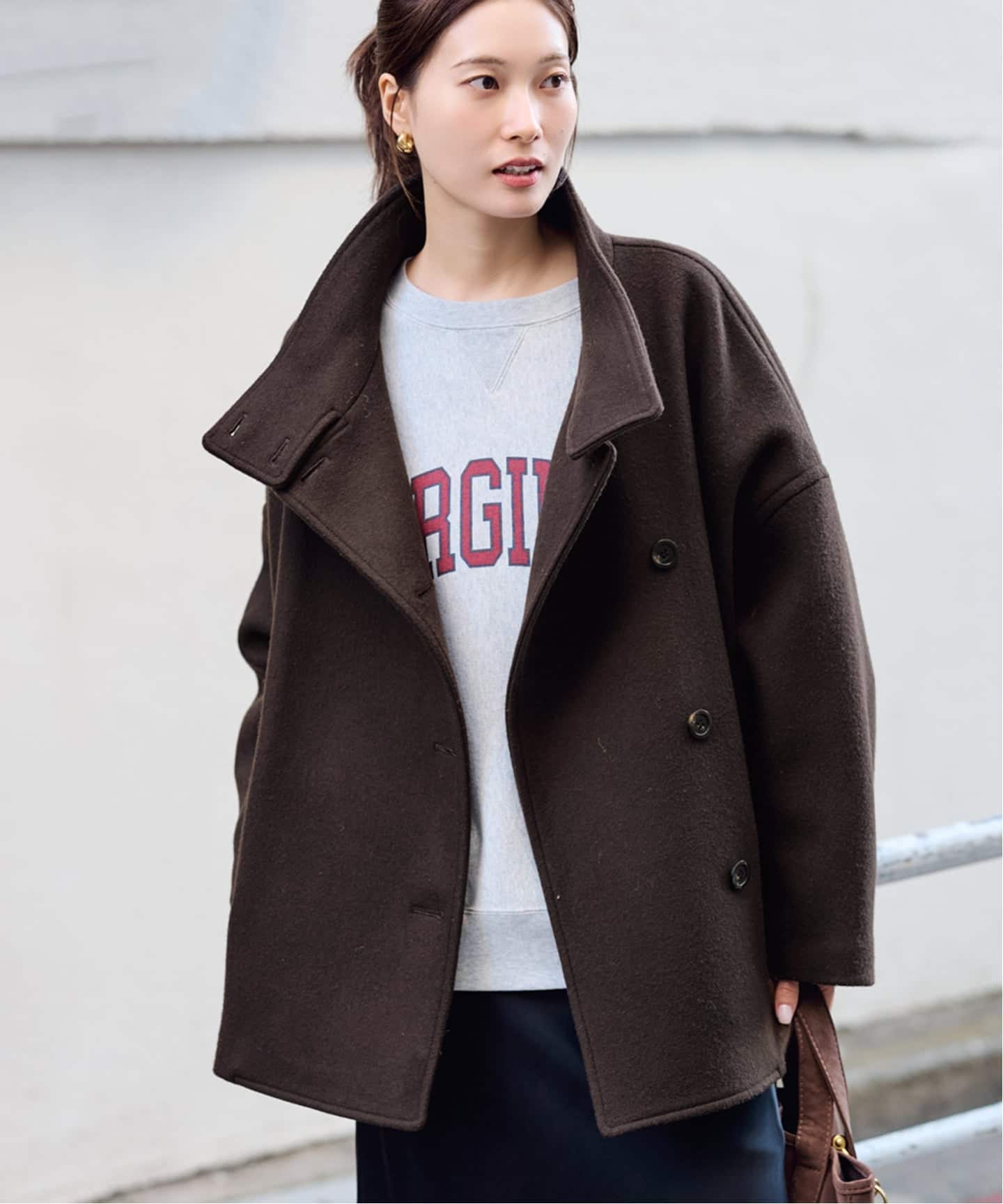 メルトンコクーンコート（その他ブルゾン／アウター）｜FRAMeWORK