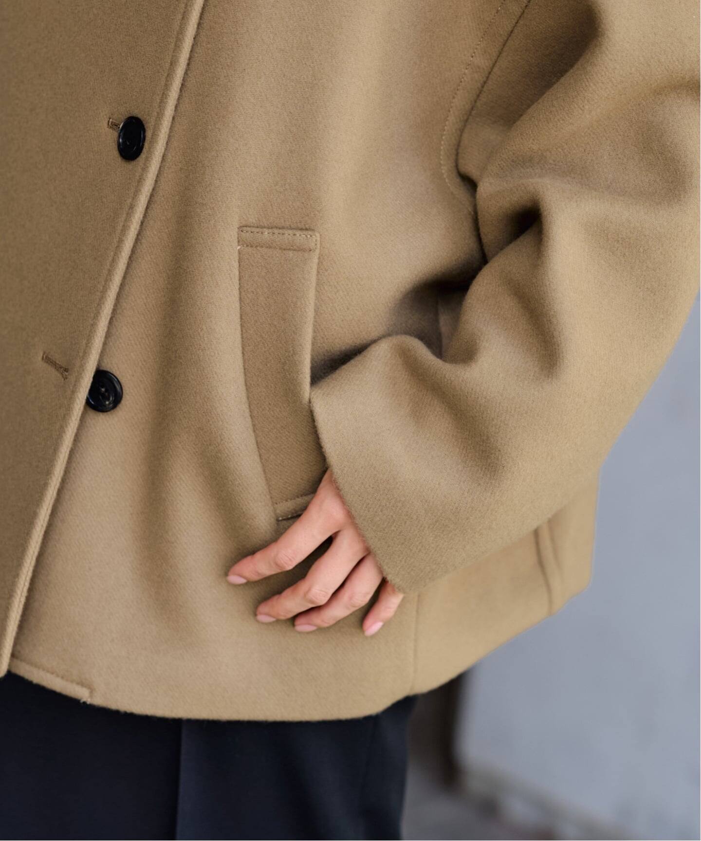 【人気商品】ENFOLD メルトンテーラーコクーンコート キャメル サイズ38 人気商品】ENFOLD メルトンテーラーコクーンコート キャメル サイズ38