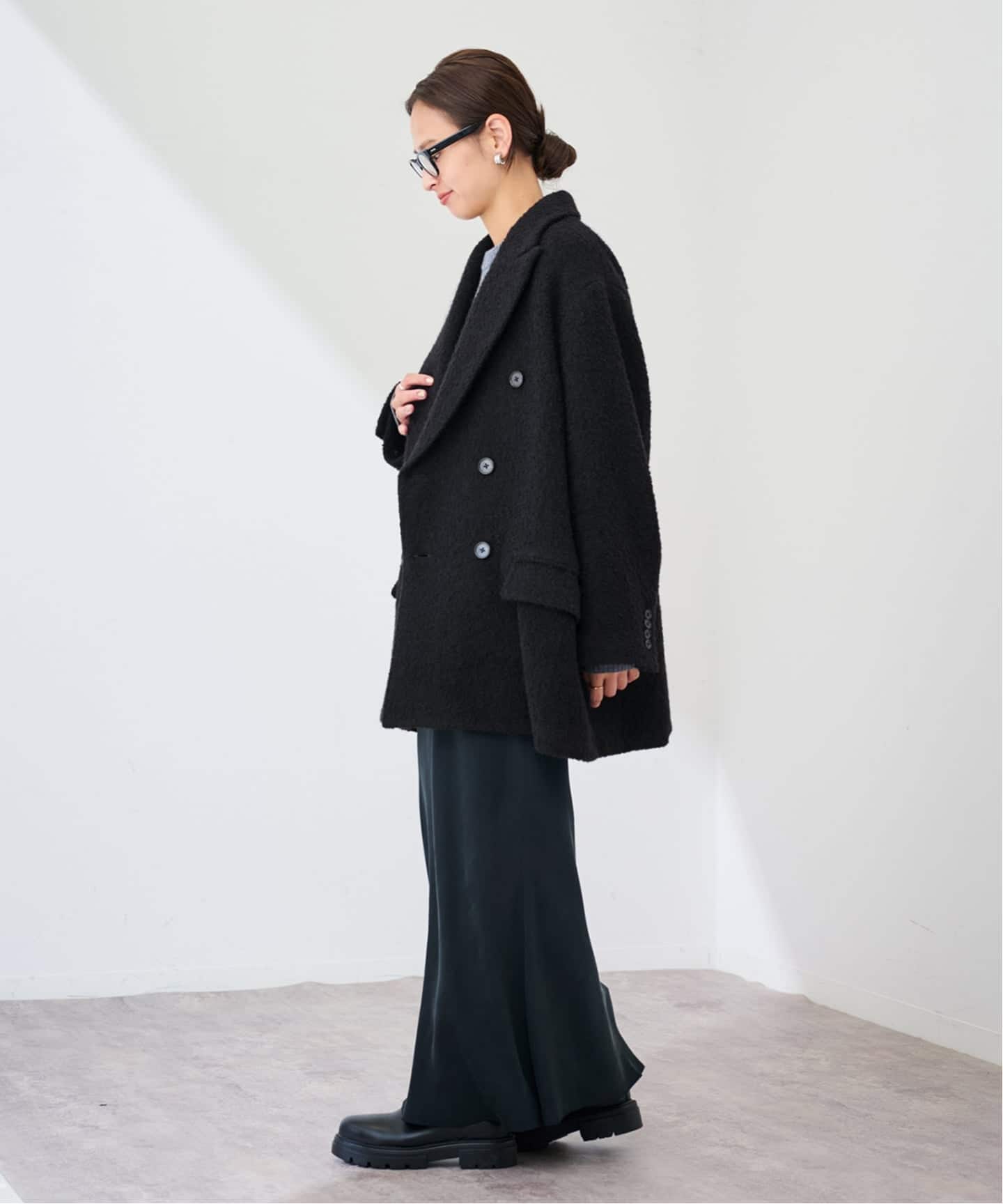 COUTURE D`ADAM/クチュールドアダム 別注cottage coat alpaca italia