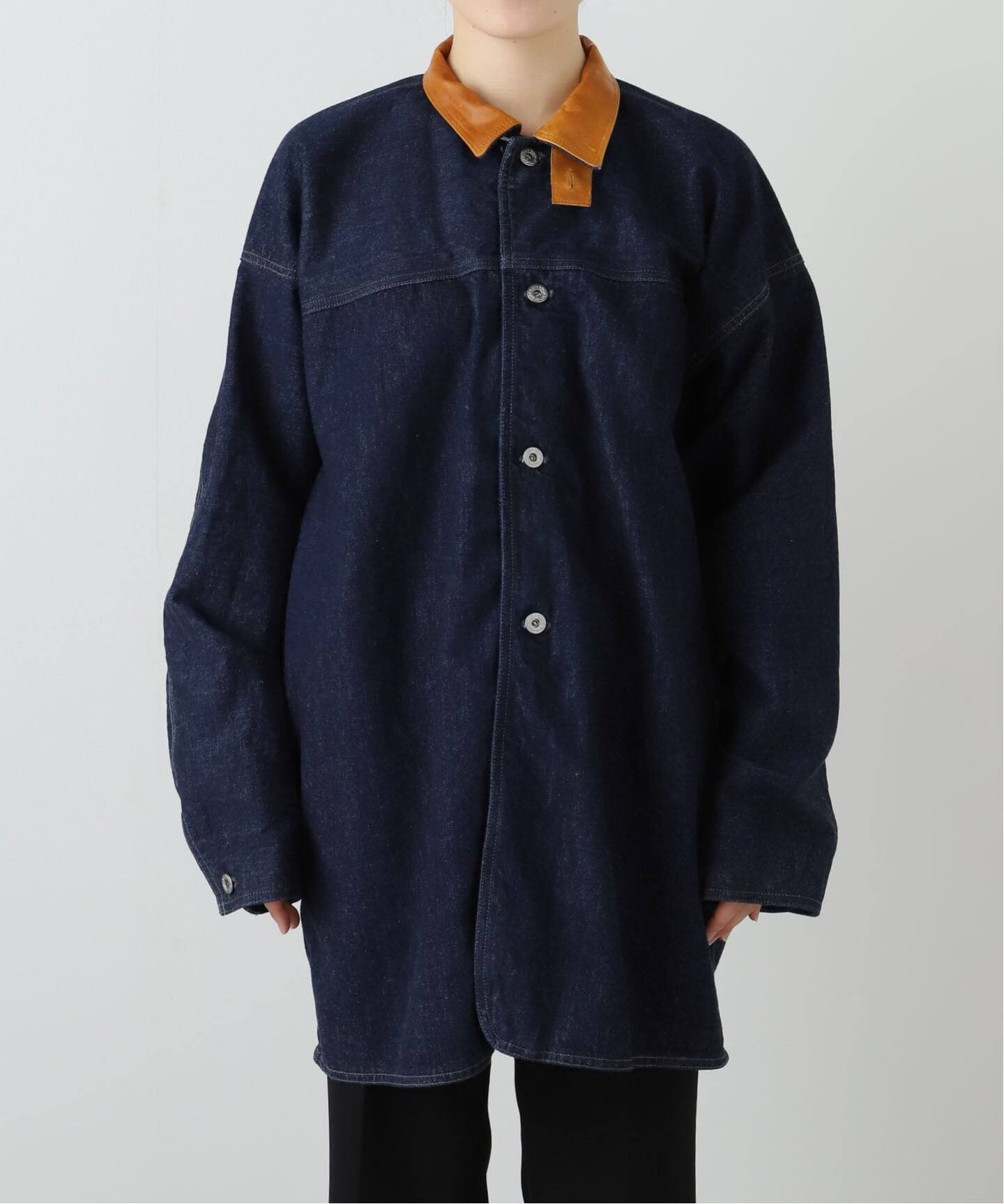 NICENESS/ナイスネス LVEDDER 14ozデニムチョアコート（デニム