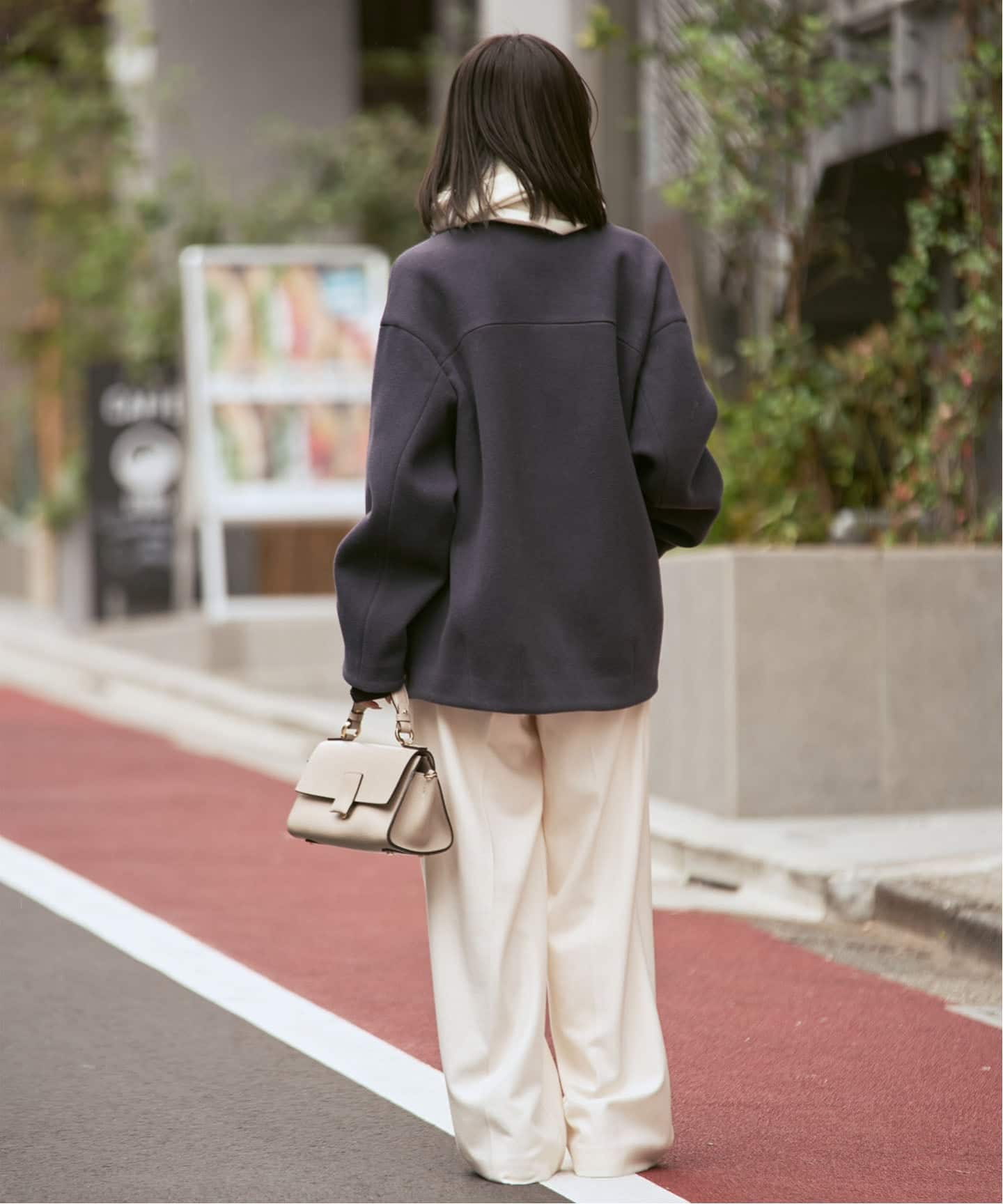 追加》MTRレイズドネックジップコート（ノーカラーコート）｜NOBLE