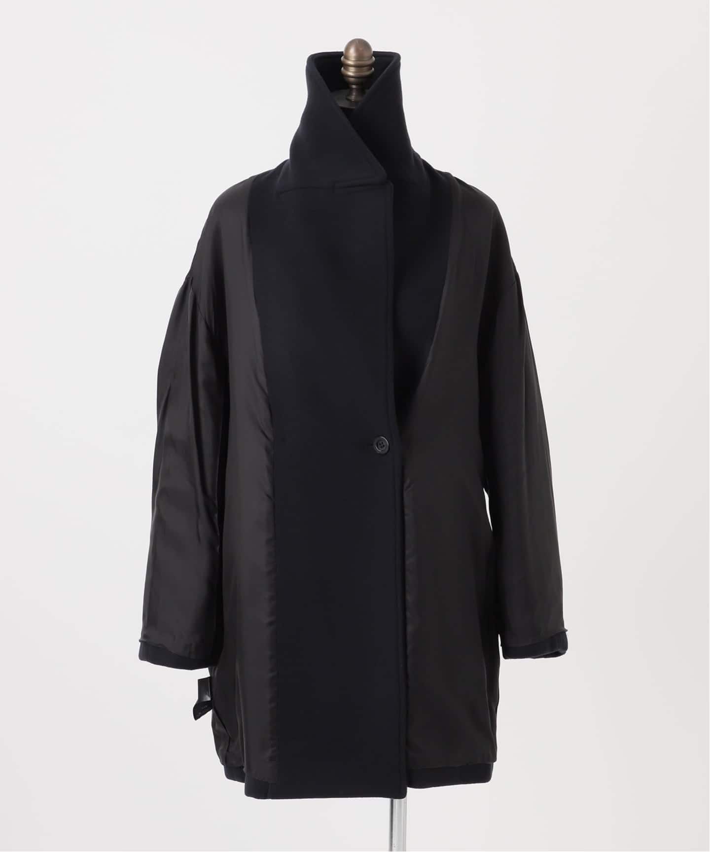 NOBLE MTRオーバーPコート　ブラック　38 予約》MTRビッグカラーコート（チェスターコート）｜NOBLE