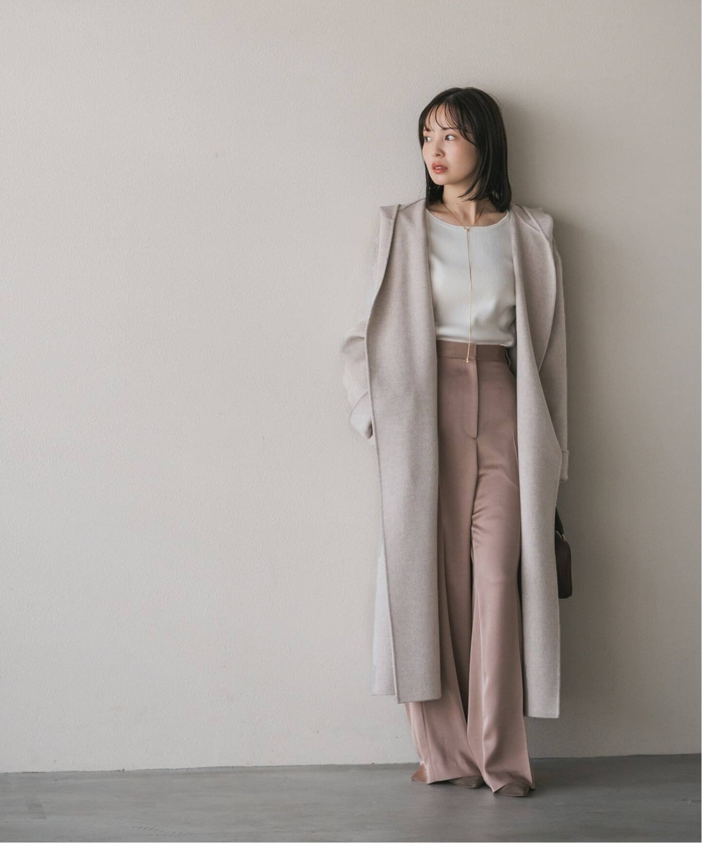 Noble ロングコート サイズ40 追加》Super160sリバーフーディーコート（フードコート）｜NOBLE