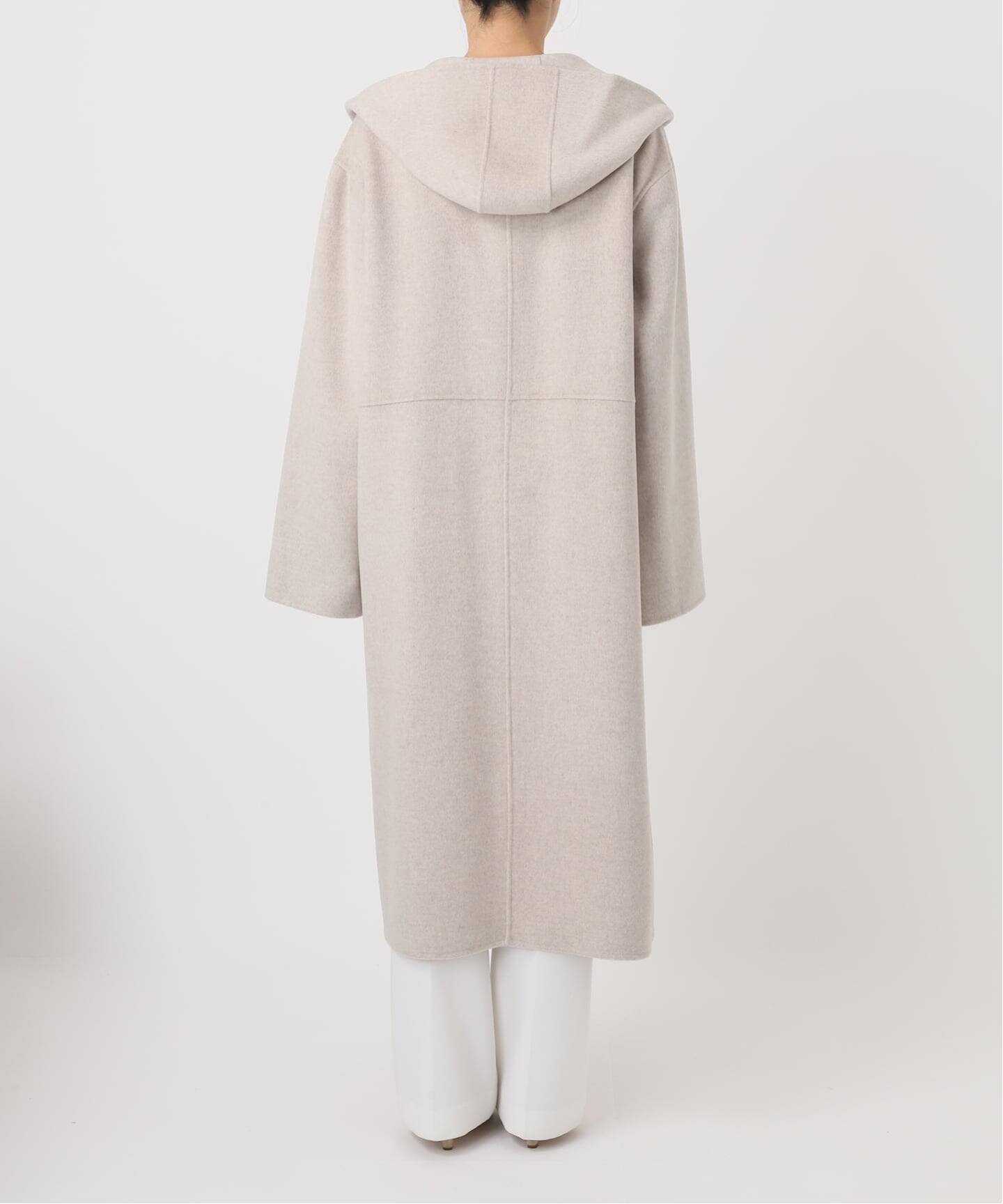 追加》Super160sリバーフーディーコート（フードコート）｜NOBLE