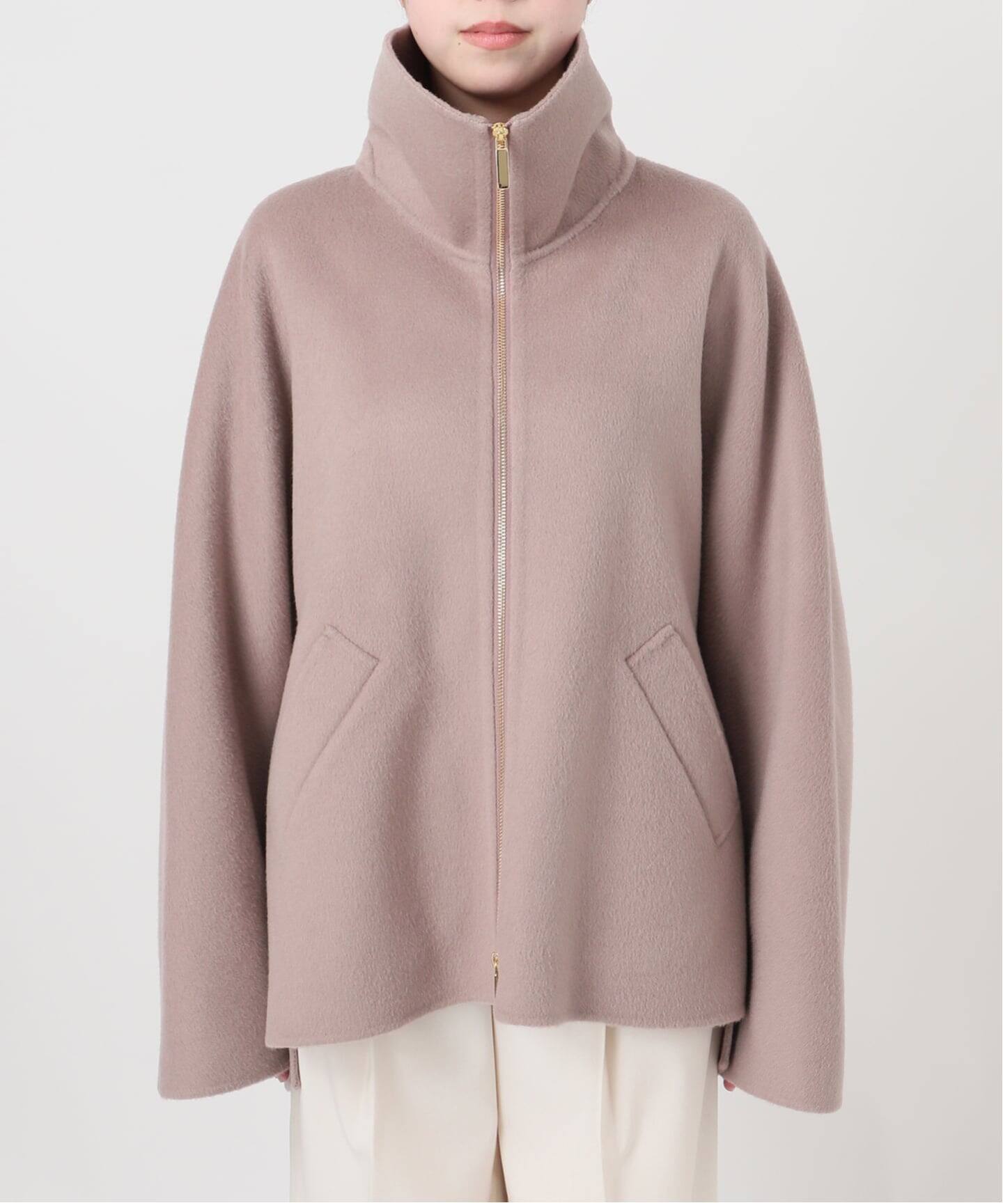 追加》キャメルミックスリバージップコート（その他ブルゾン／アウター