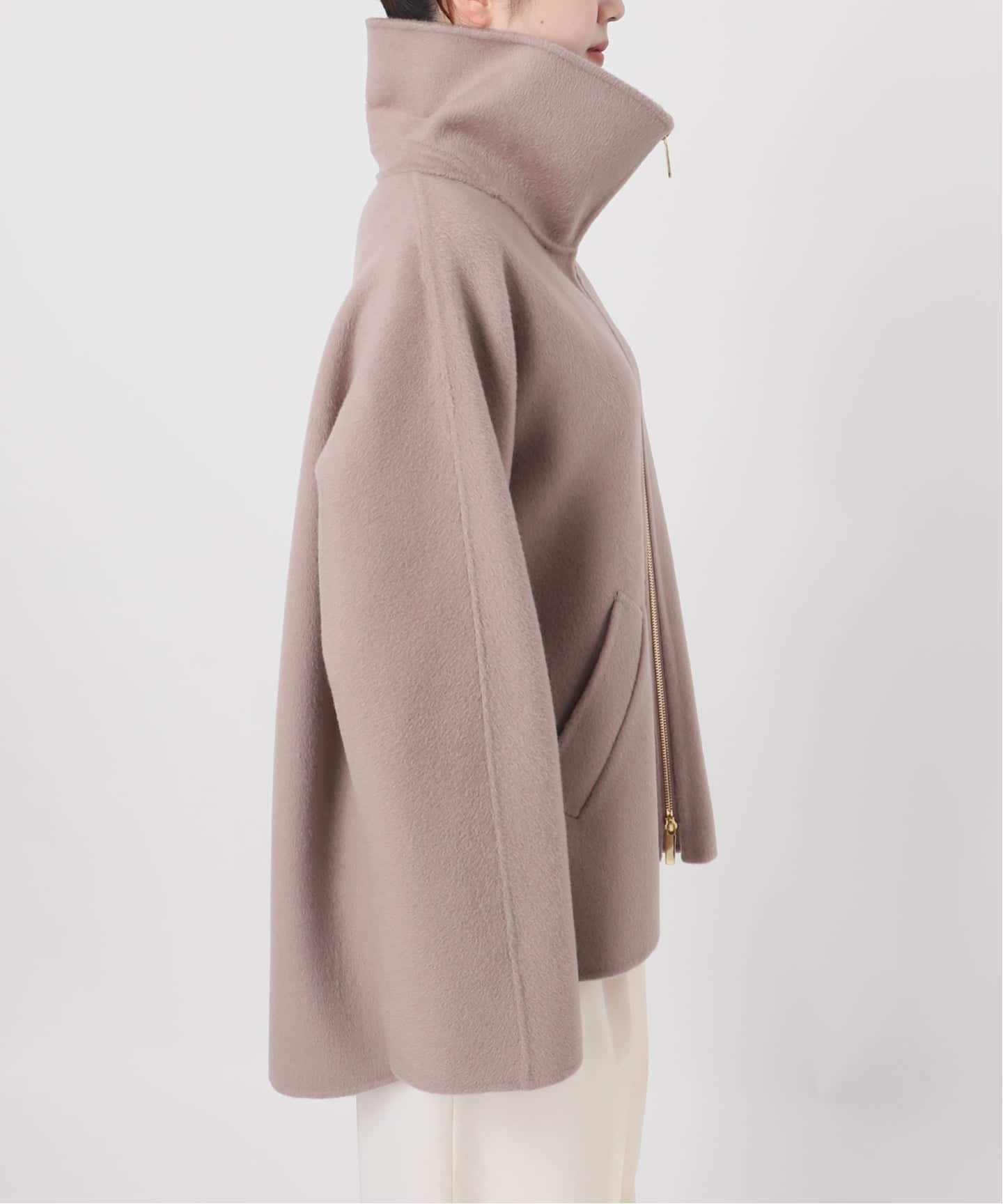 追加》キャメルミックスリバージップコート（その他ブルゾン／アウター