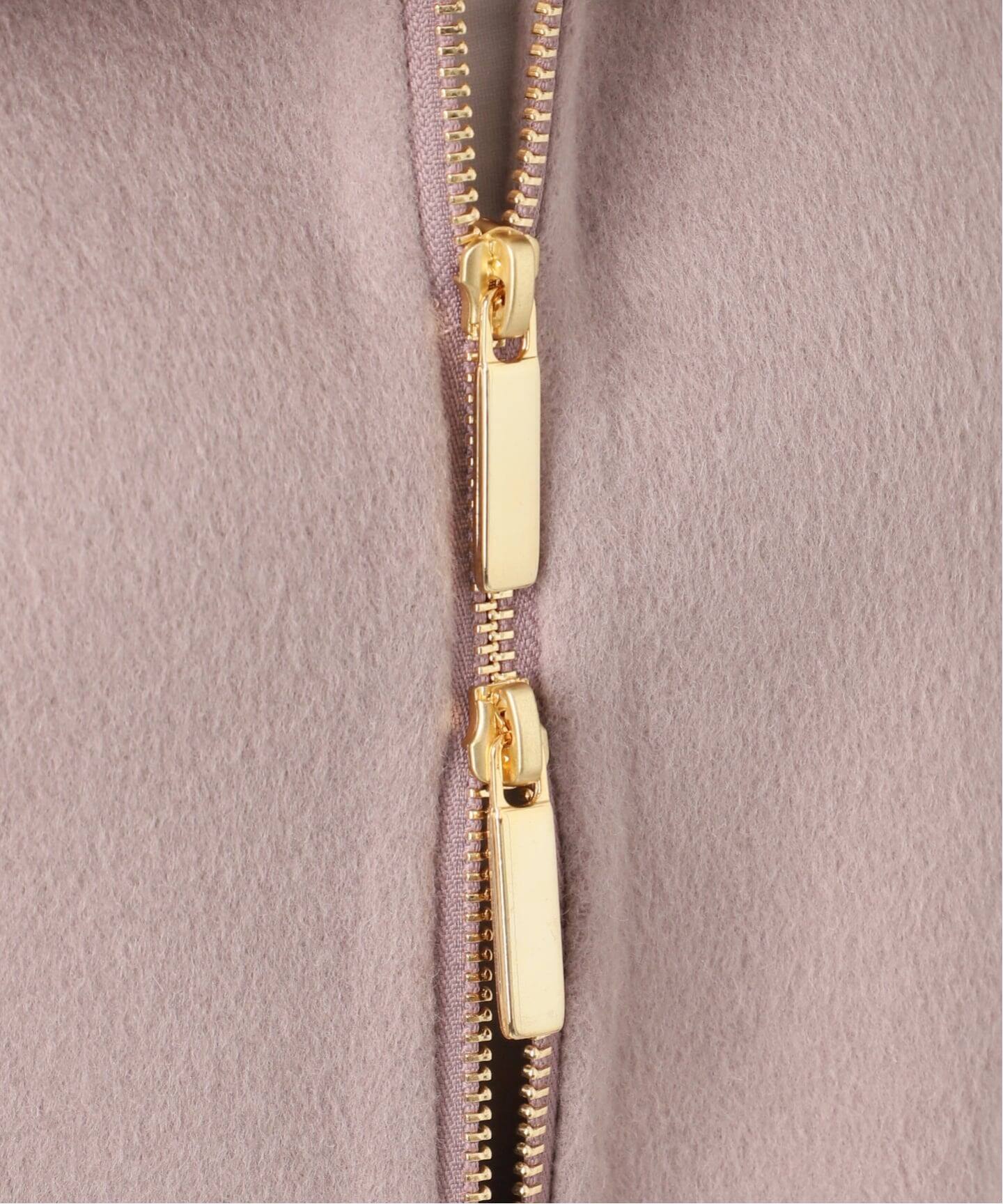 追加》キャメルミックスリバージップコート（その他ブルゾン／アウター