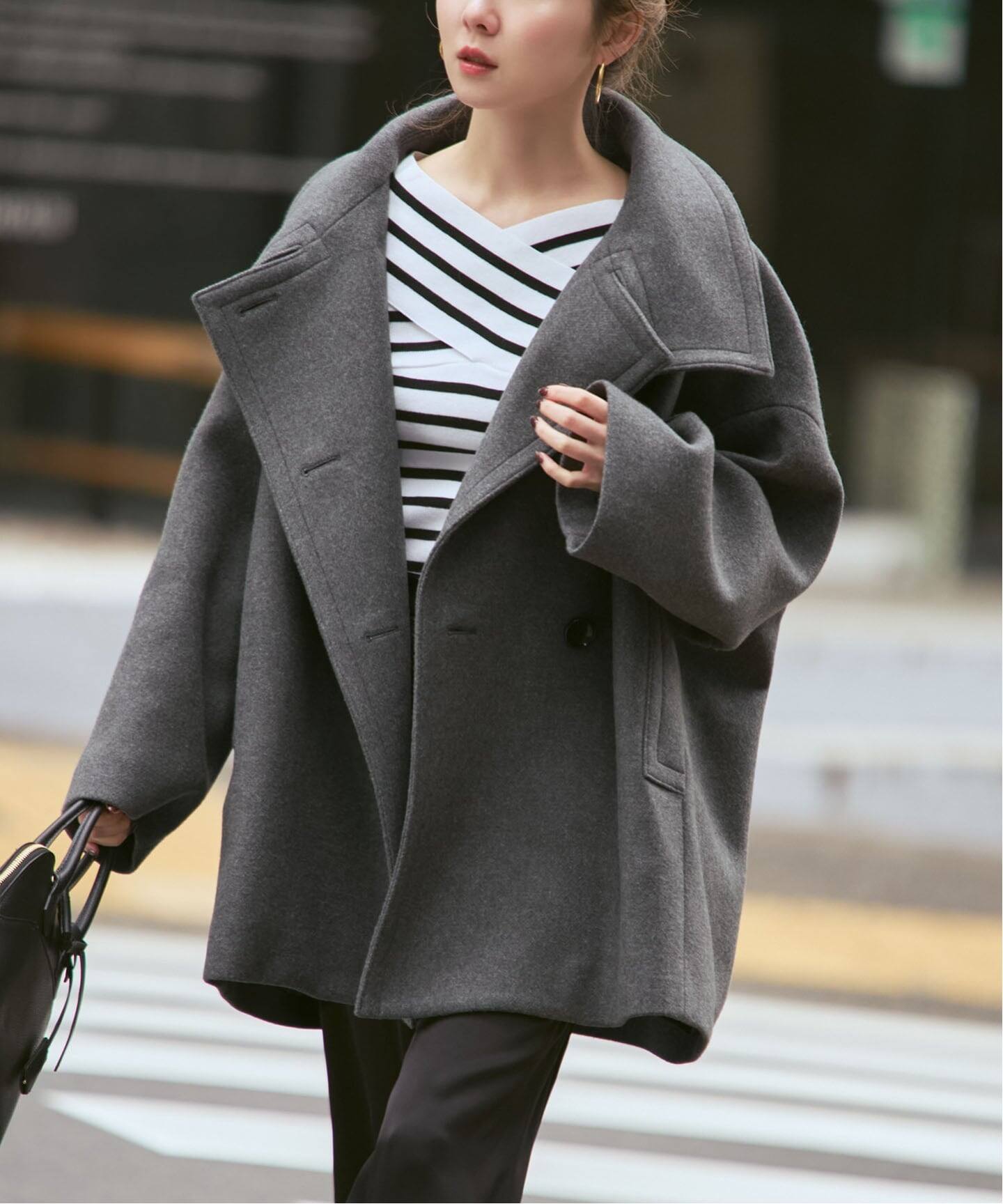 Noble スタンドカラーオーバーコート Noble（ノーブル）の「《追加》スタンドカラーオーバーコート（その他