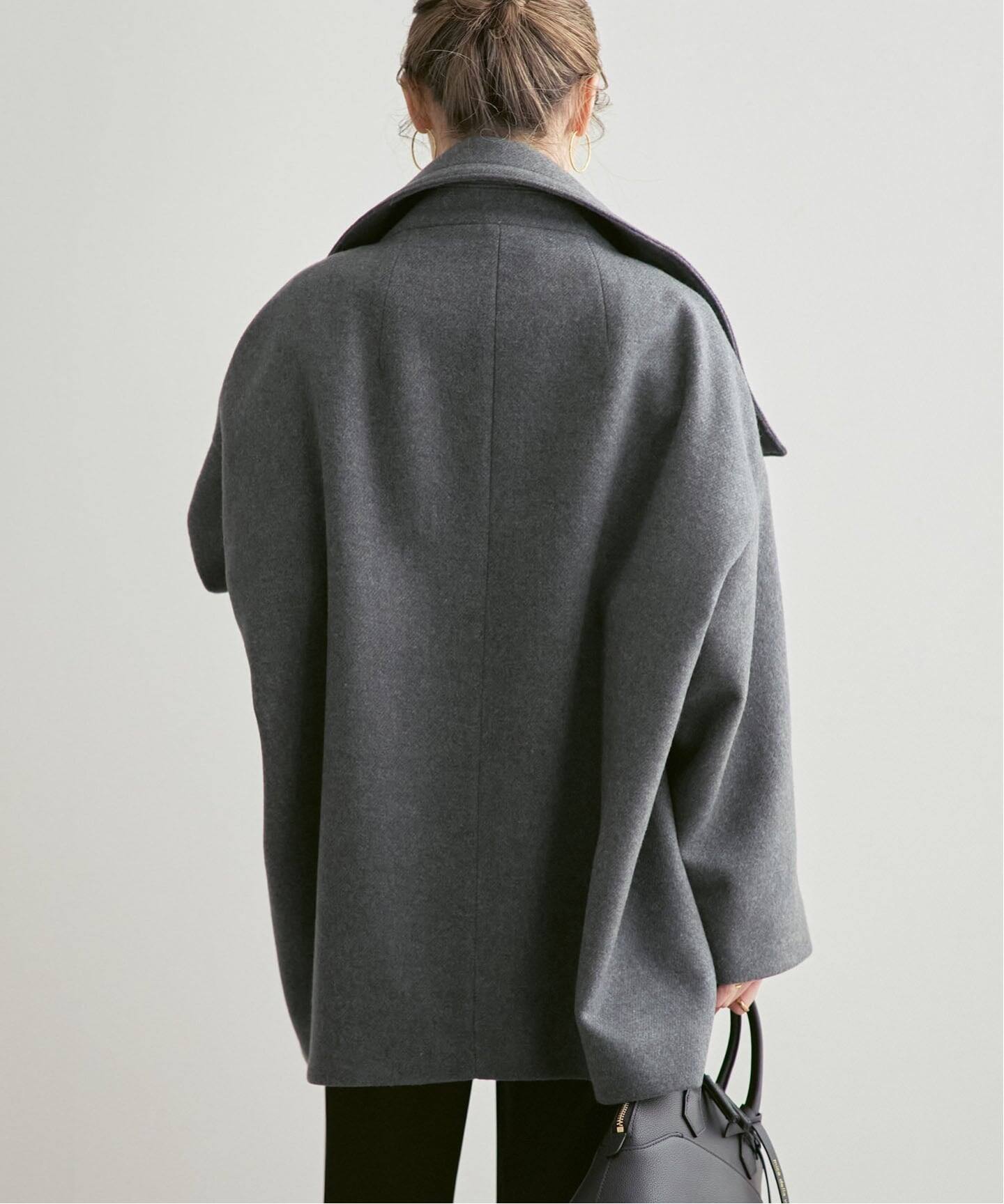 追加・WEB限定カラー》スタンドカラーオーバーコート（その他ブルゾン