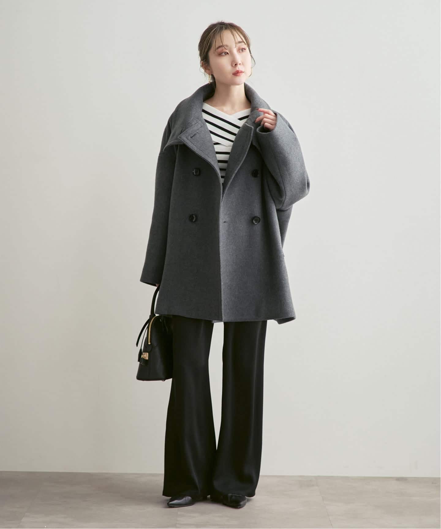 追加・WEB限定カラー》スタンドカラーオーバーコート（その他ブルゾン