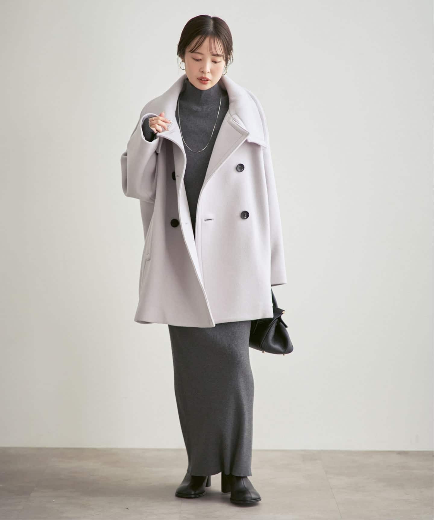 追加・WEB限定カラー》スタンドカラーオーバーコート（その他ブルゾン