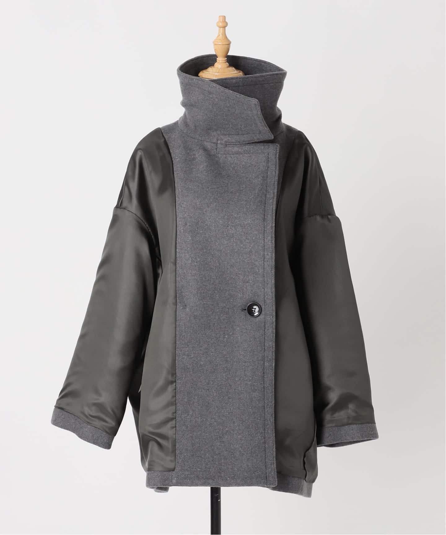 追加・WEB限定カラー》スタンドカラーオーバーコート（その他ブルゾン