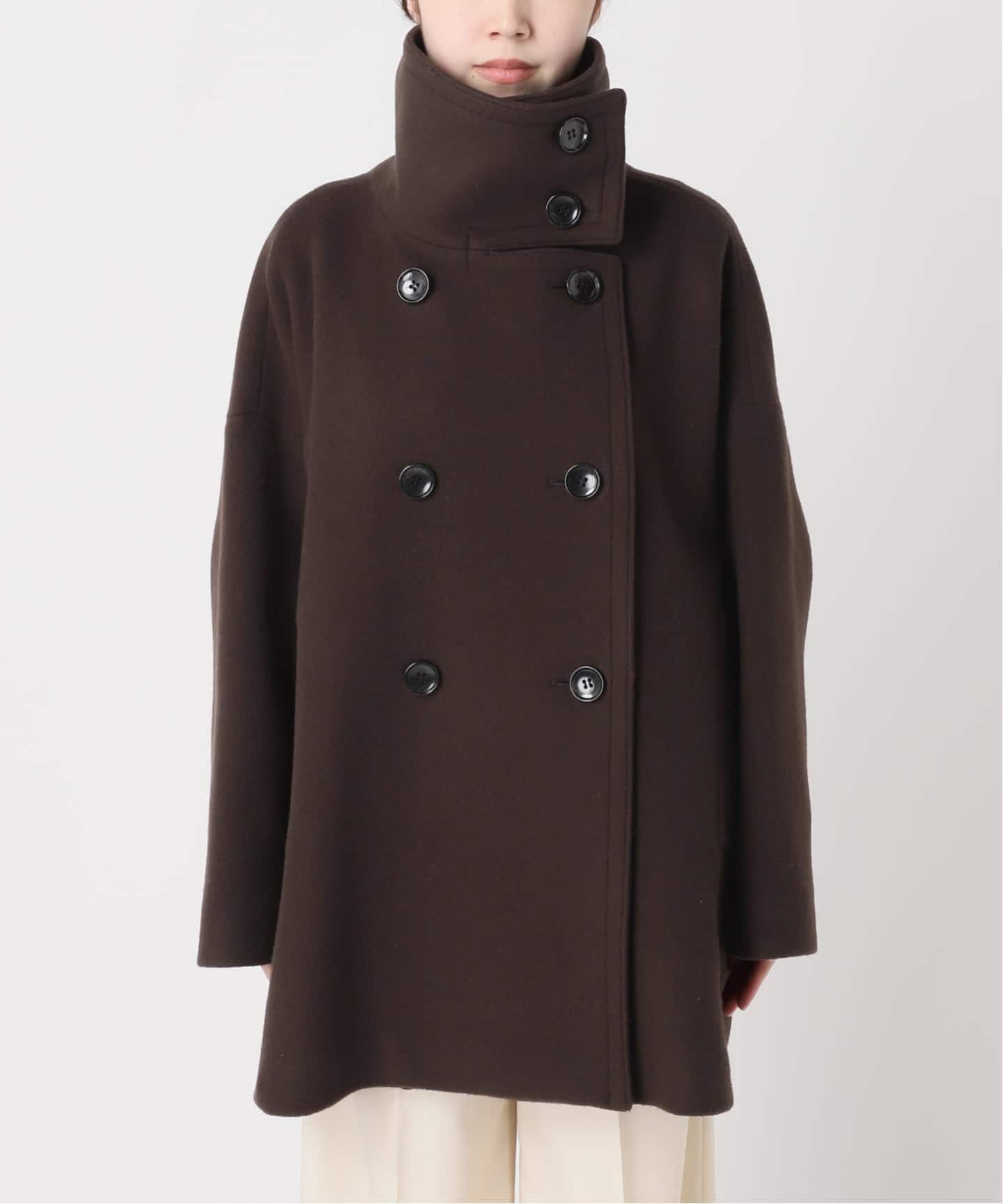 NOBLE ノーブル　スタンドカラーオーバーコート 追加・WEB限定カラー》スタンドカラーオーバーコート（その他ブルゾン