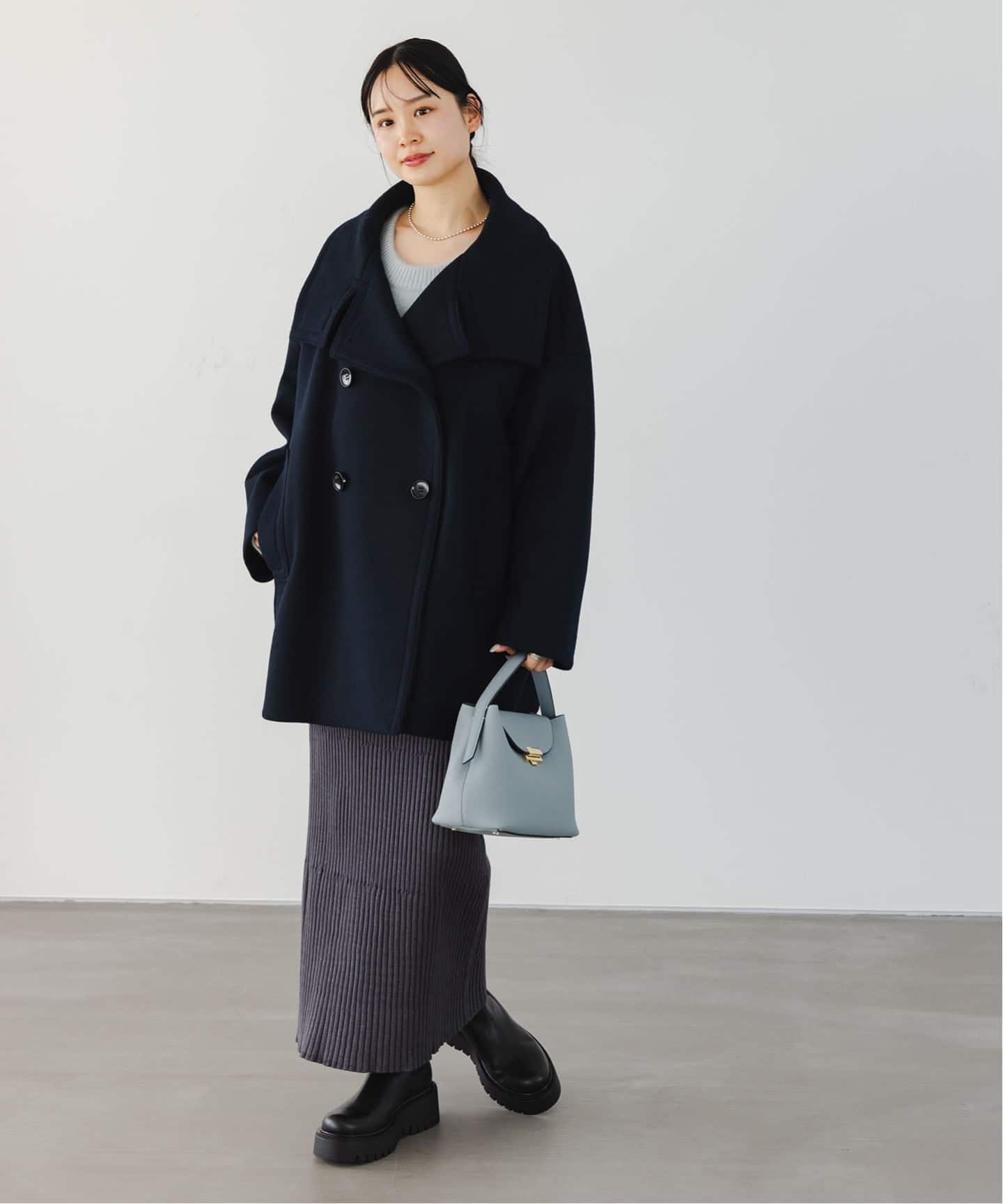 NOBLE スタンドカラーオーバーコート 追加・WEB限定カラー》スタンドカラーオーバーコート（その他ブルゾン