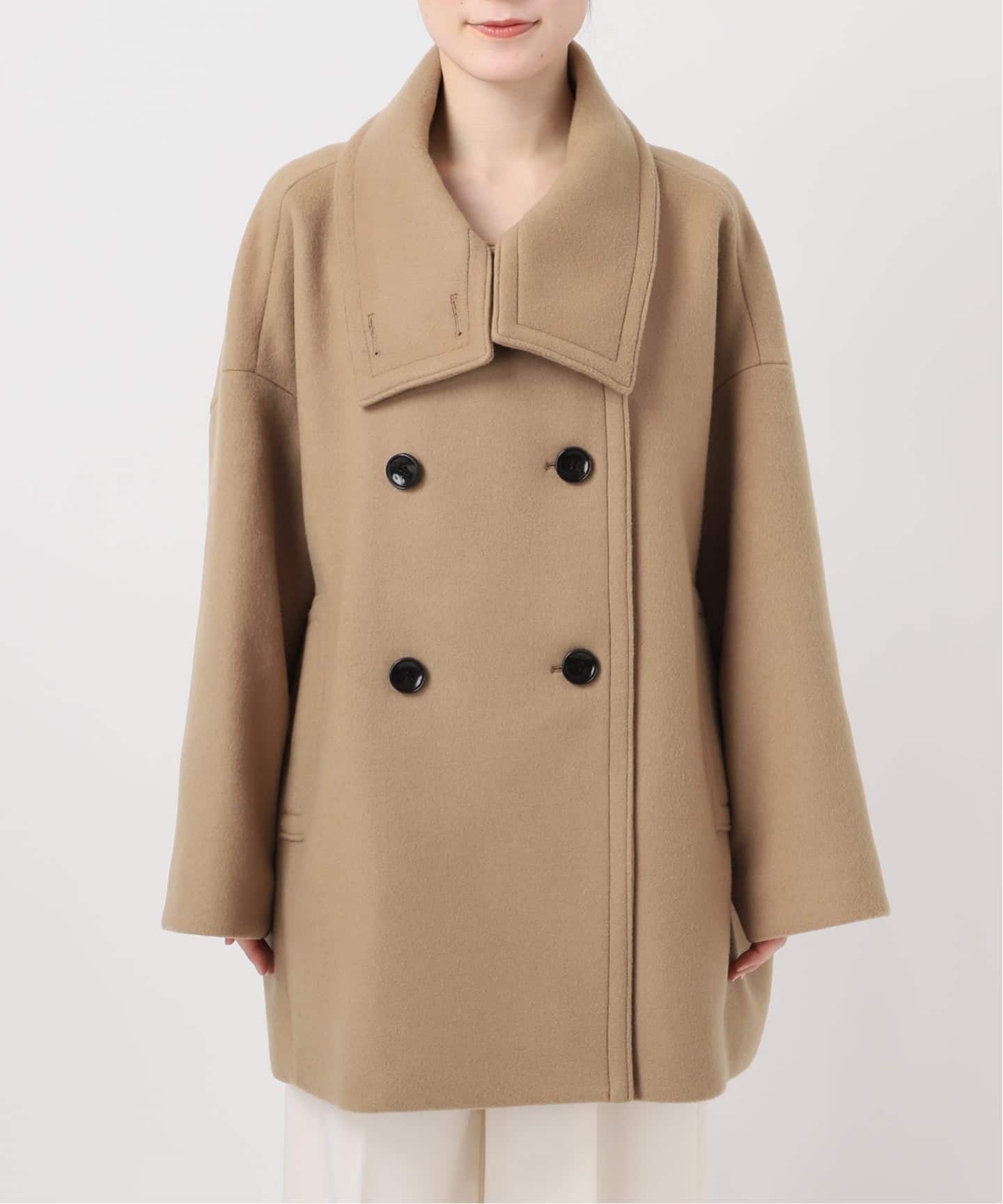 NOBLE ノーブル　スタンドカラーオーバーコート Noble（ノーブル）の「《追加》スタンドカラーオーバーコート（その他