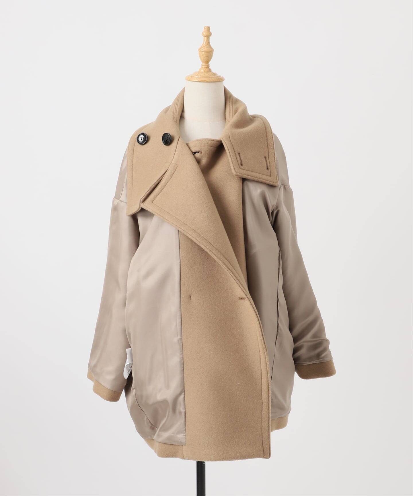 追加》スタンドカラーオーバーコート（その他ブルゾン／アウター