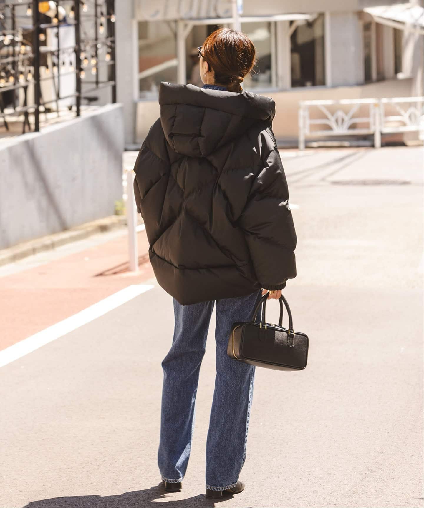 新品 NOBLE 別注ダウン DUNO/デュノ PEGGIE ブラック　Sサイズ 追加2・NOBLE別注》DUNO/デュノ PEGGIE(ペギー)（ダウンジャケット