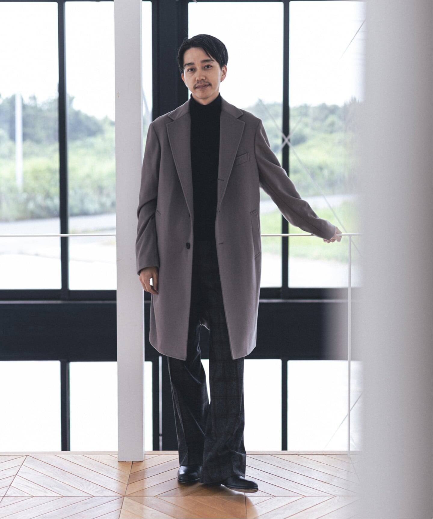 追加予約》SUPER 140's ウール / カシミヤ チェスターコート