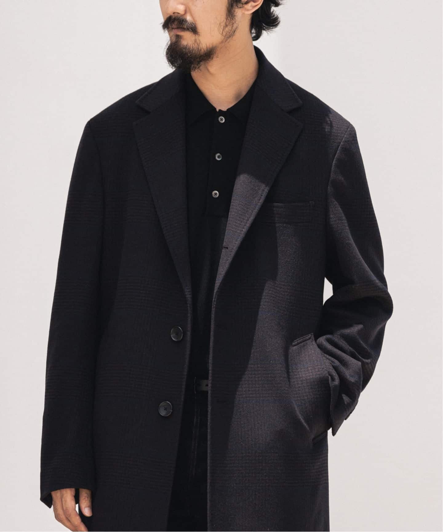 極美品 EDIFICE エディフィス￼ チェック柄 チェスターコート 極美品 EDIFICE エディフィス￼ チェック柄 チェスターコート