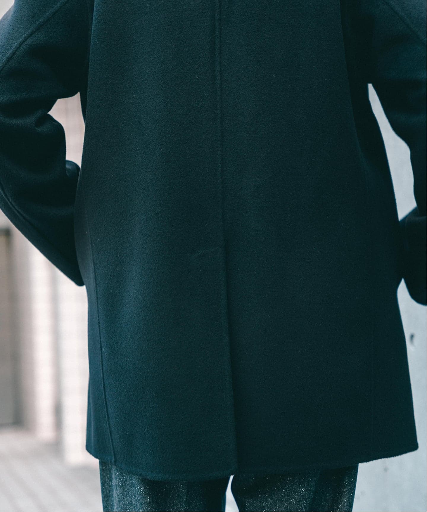 EDIFICEカシミア混ウールチェスターコート46 エディフィスビームス