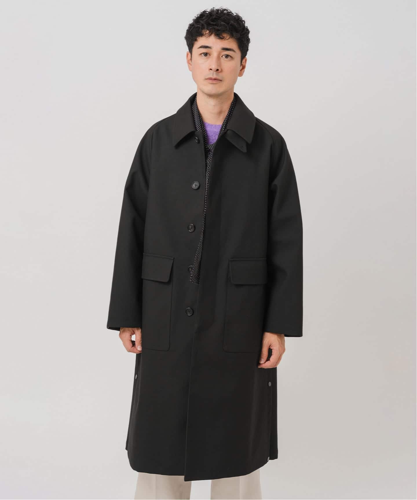 エディフィス（EDIFICE）/CONFFECT EDIFICE ボンディング ステンカラーコート CONFFECT EDIFICE