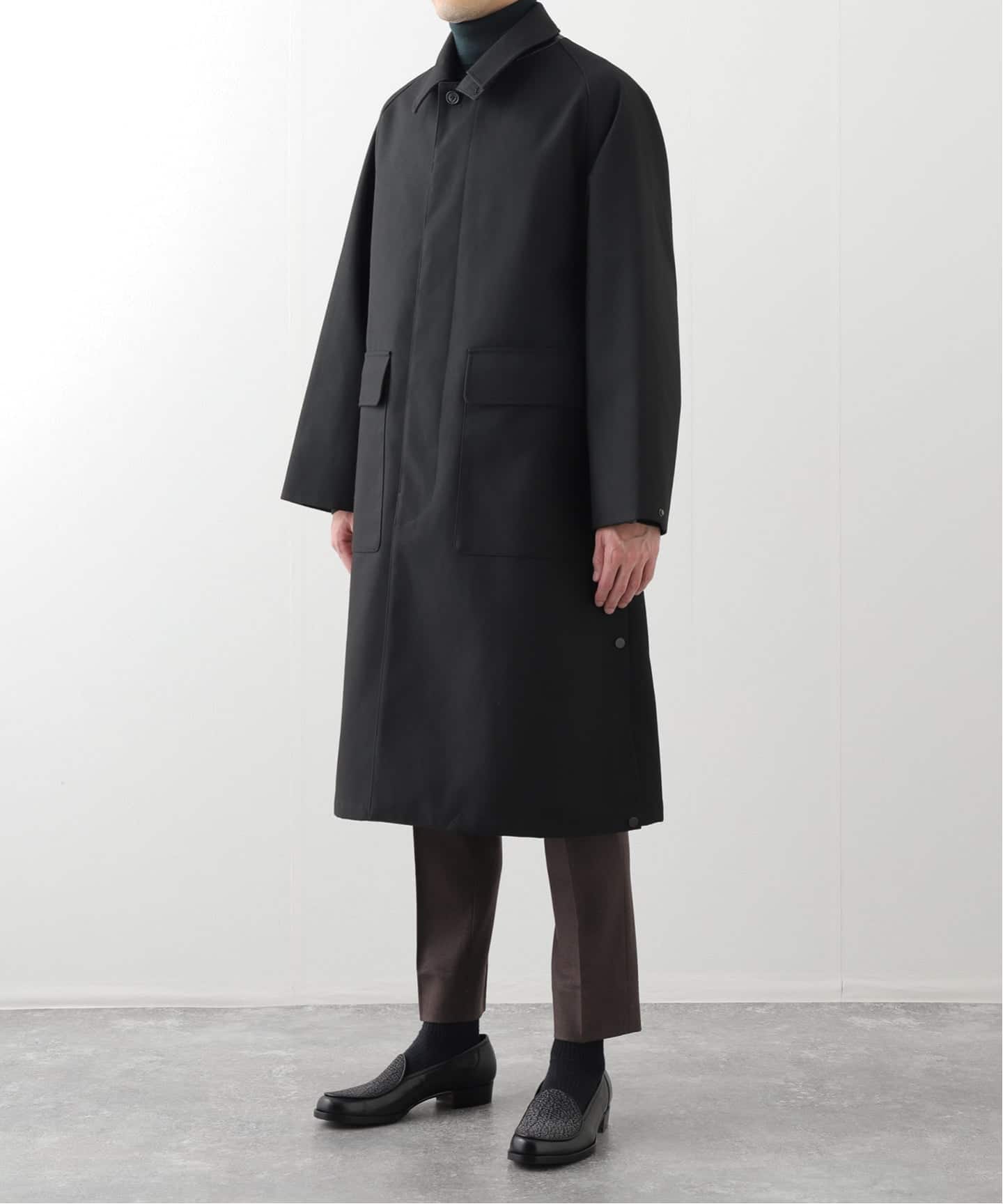 エディフィス　コート エディフィス ウールステンカラーコート メンズ SIZE 46 (M) EDIFICE