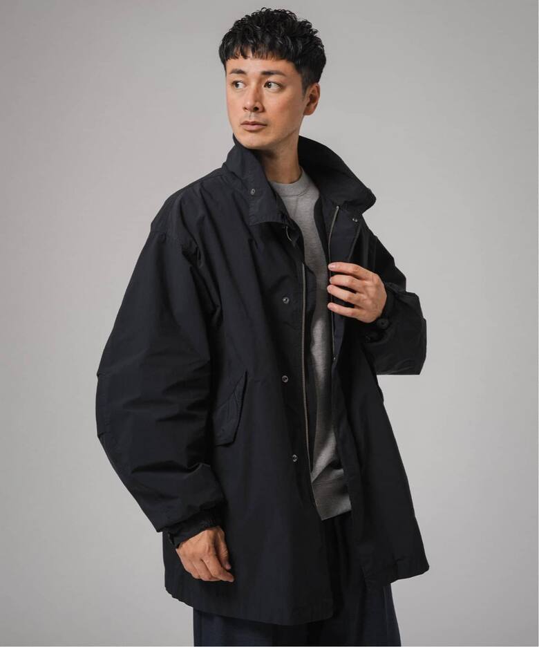 再入荷》ATON(エイトン) 別注 AIR WHEATHER SHORT MODS COAT（モッズ 