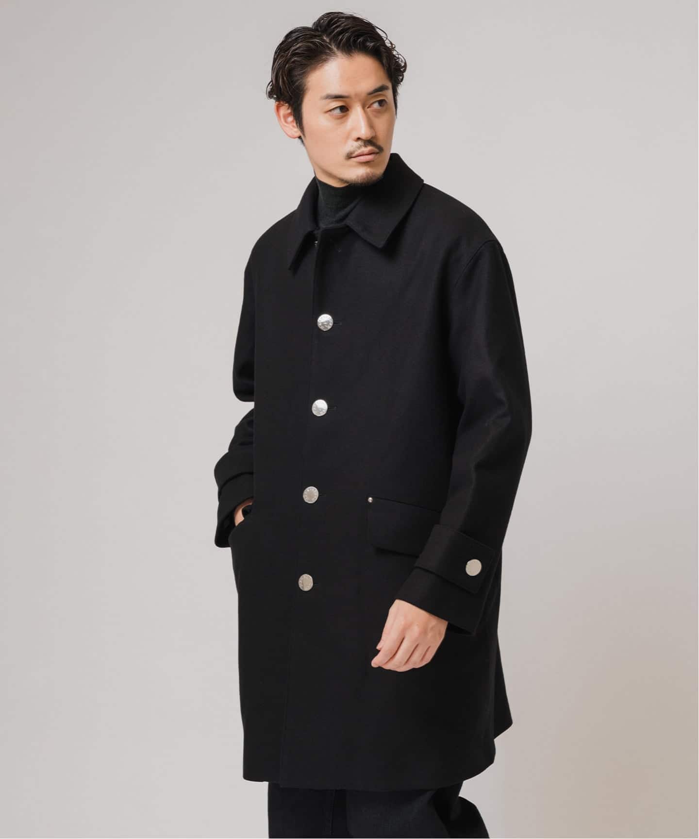 マッキントッシュMACKINTOSH エディフィス別注 HUMBIE ピーコート MACKINTOSH / マッキントッシュ】別注 HUMBIE ダブル ライト