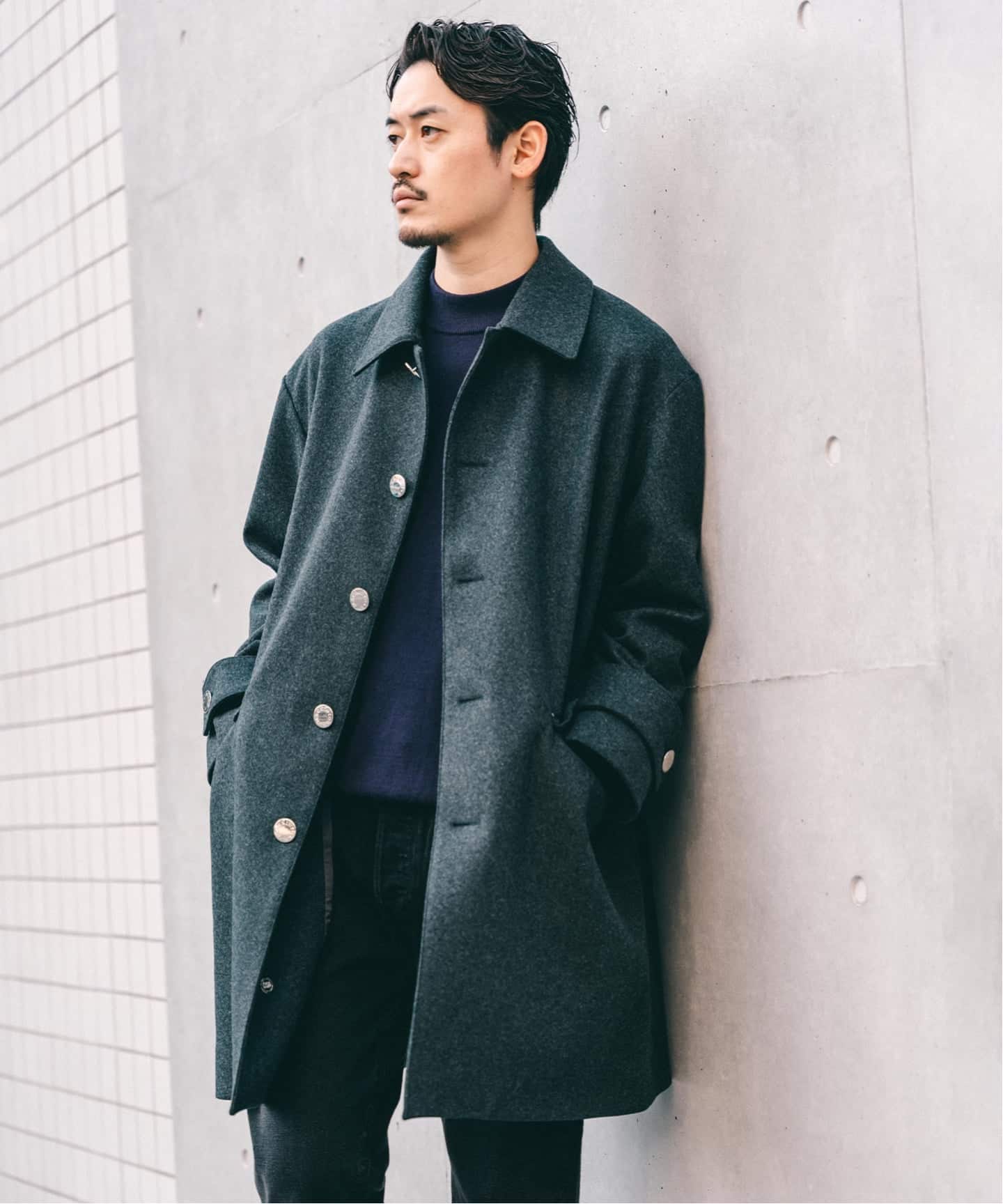 【J】マッキントッシュ　HUMBIE ハンビーSL MACKINTOSH(マッキントッシュ) 別注 HUMBIE/ハンビー SL（ステンカラー