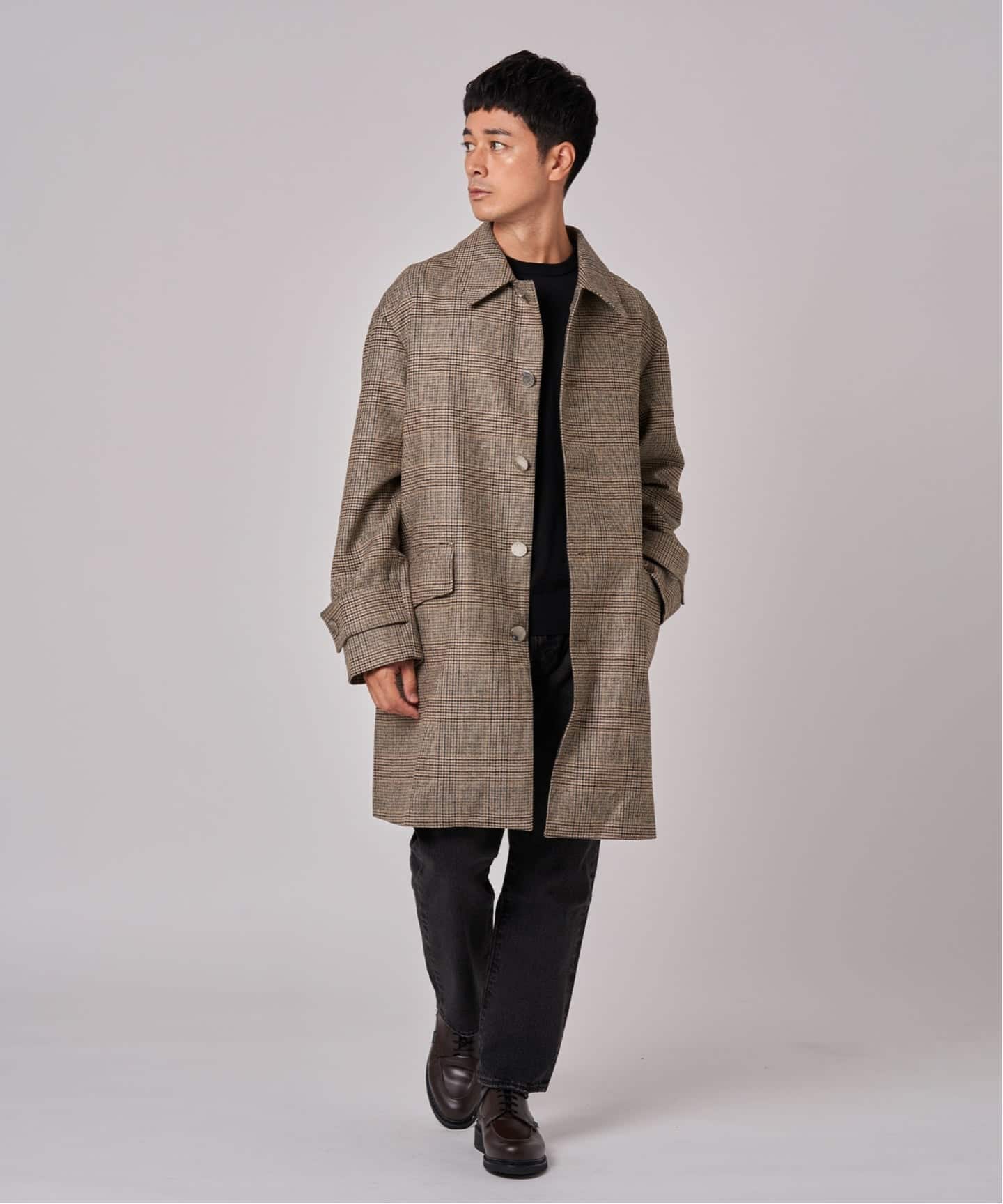 Mackintosh HUMBIE ハンビーSL ウールグレンチェックコート 予約》MACKINTOSH(マッキントッシュ) 別注 HUMBIE/ハンビー SL