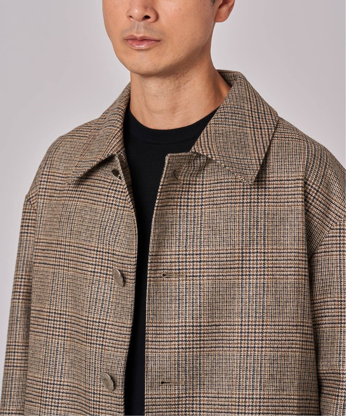 Mackintosh HUMBIE ハンビーSL ウールグレンチェックコート EDIFICE｜《予約》MACKINTOSH(マッキントッシュ) 別注 HUMBIE