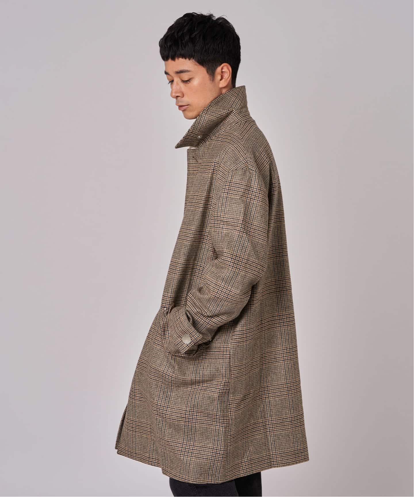 Mackintosh HUMBIE ハンビーSL ウールグレンチェックコート 予約》MACKINTOSH(マッキントッシュ) 別注 HUMBIE/ハンビー SL