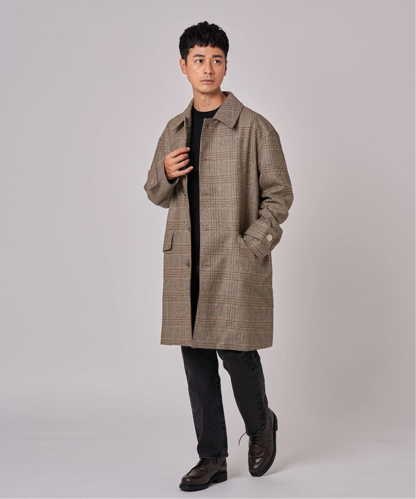 Mackintosh HUMBIE ハンビーSL ウールグレンチェックコート MACKINTOSH(マッキントッシュ) 別注 HUMBIE/ハンビー SL 