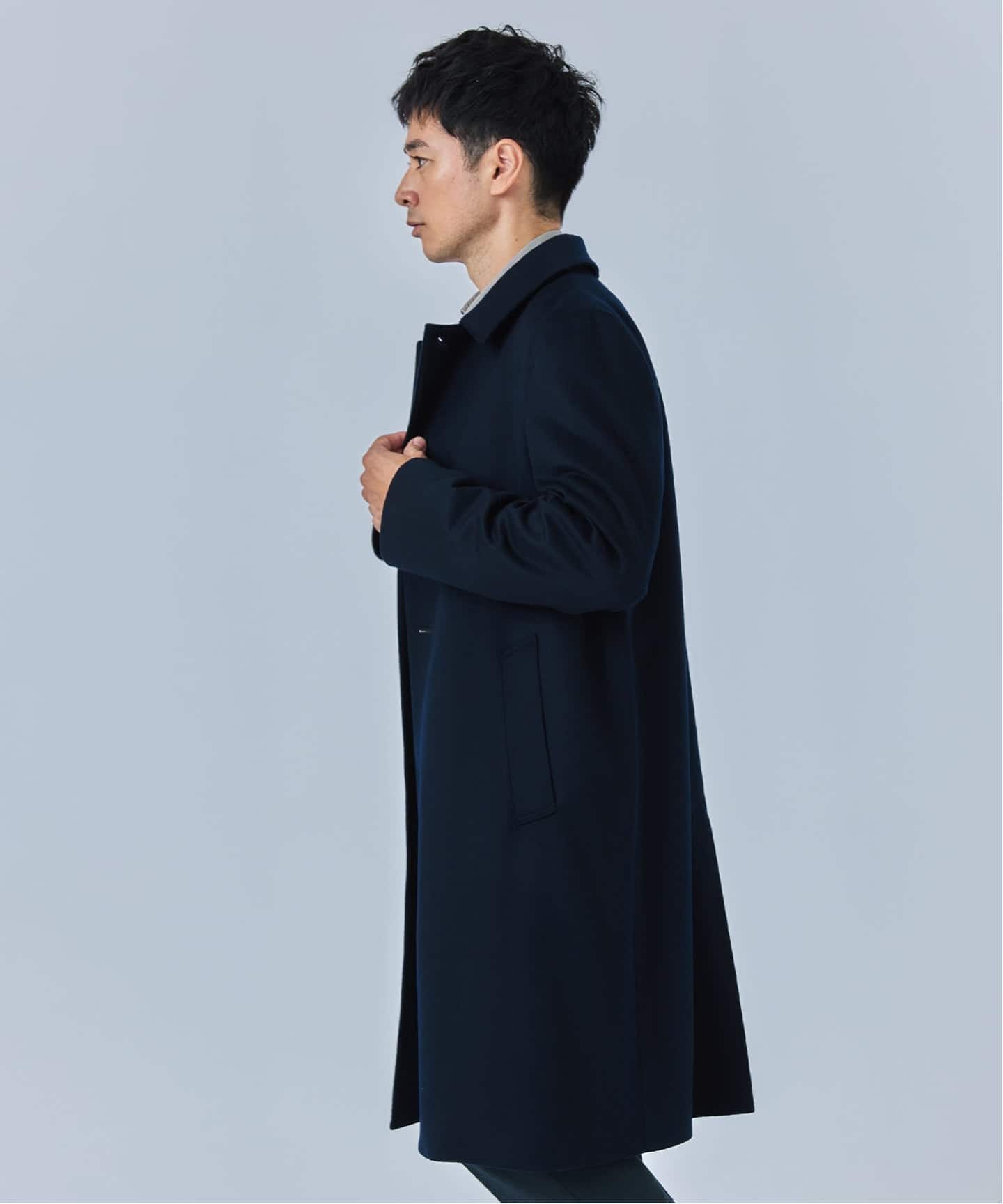 (美品)MACKINTOSH ダンケルド 34 ネイビー MACKINTOSH マッキントッシュ別注 ダンケルド チノ34 ネイビー