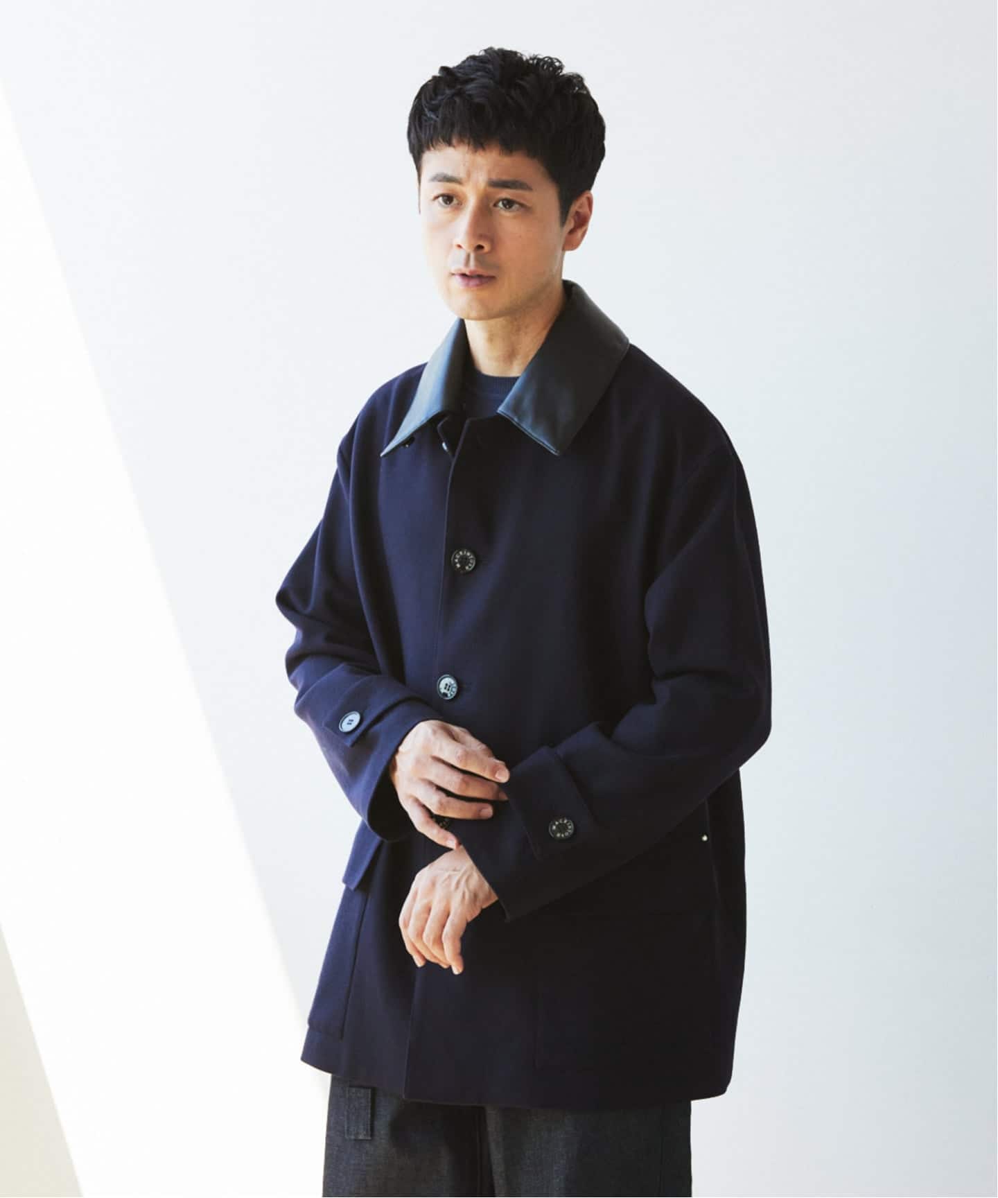 マッキントッシュMACKINTOSH エディフィス別注 HUMBIE ピーコート Mackintosh ステンカラーコート コート MACKINTOSH