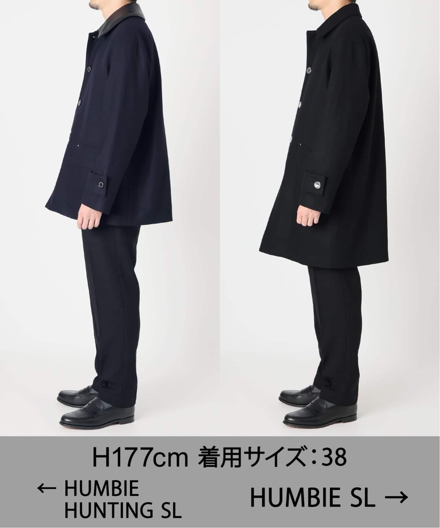 Mackintosh マッキントッシュHUMBIE ハンビーブラック黒38 美品 MACKINTOSH(マッキントッシュ)｜HUMBIE コート/ブラック の通販