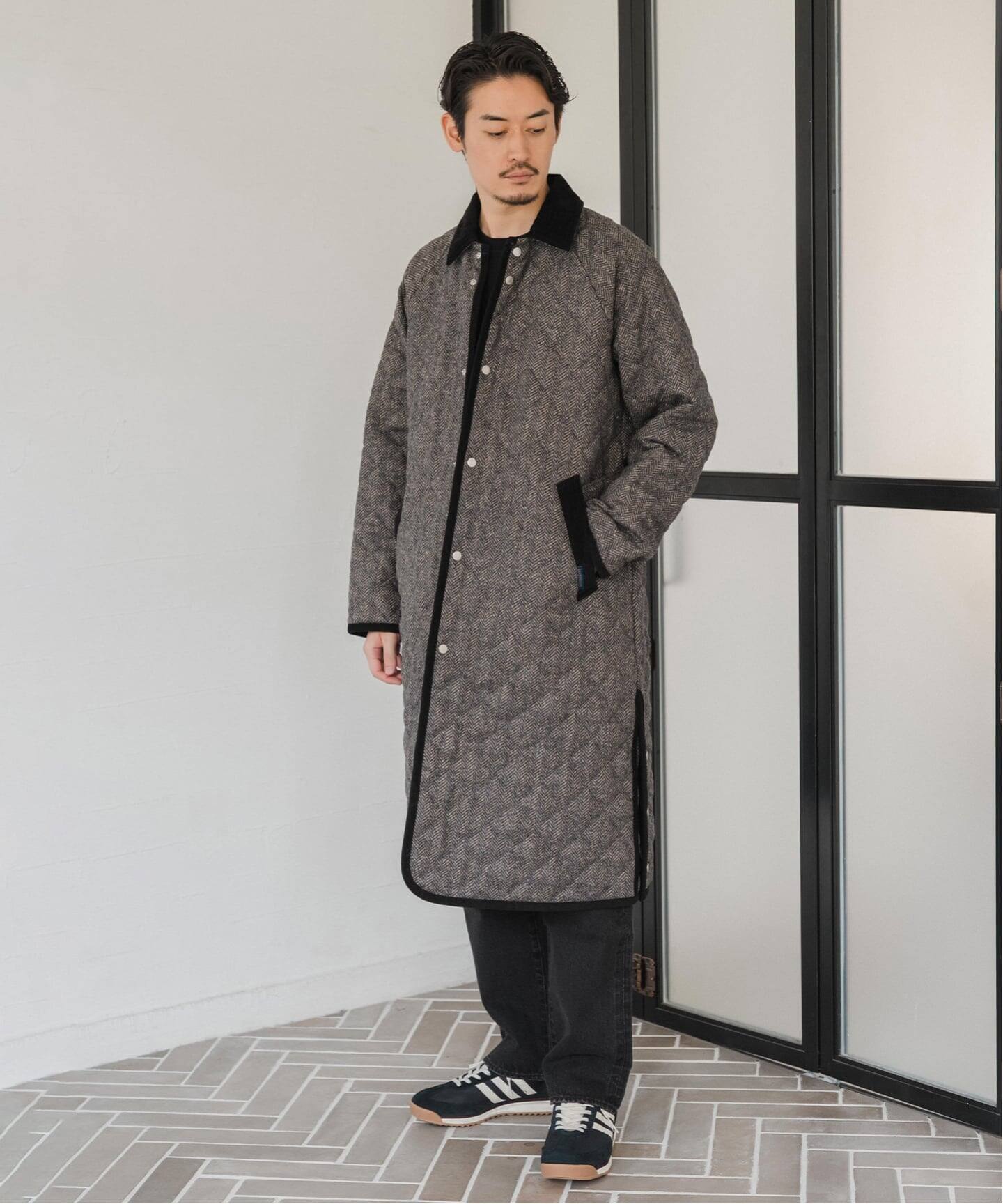 LAVENHAM (ラベンハム) 別注 Belted Chantry(へリンボン)（その他