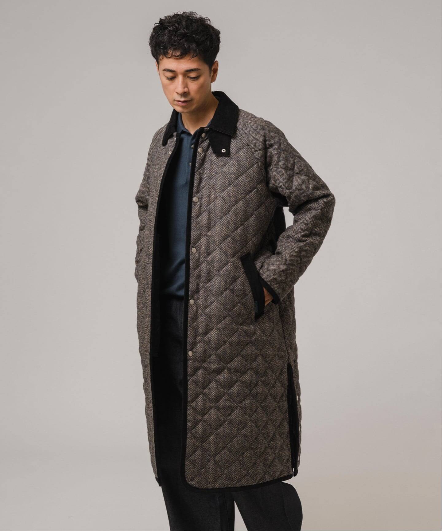 LAVENHAM (ラベンハム) 別注 Belted Chantry(へリンボン)（その他